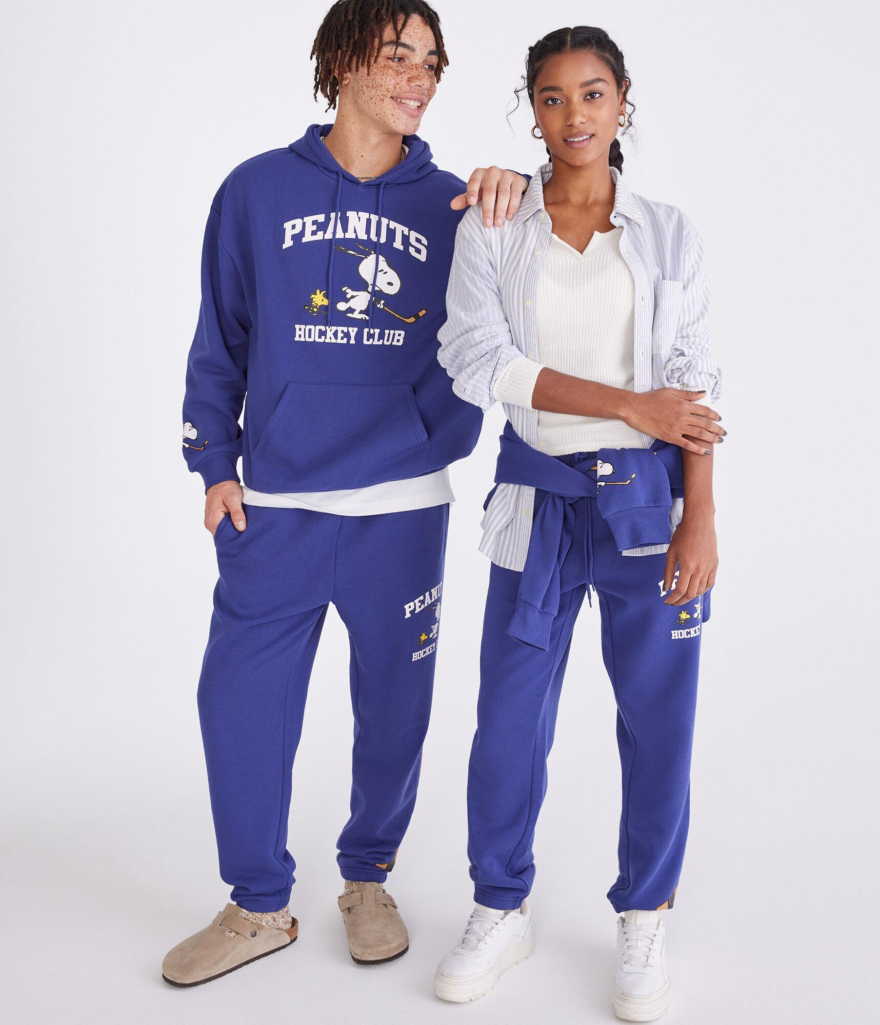 Peanuts® | Aéropostale Peanuts Hockey Club Jogger Sweatpants Product Image