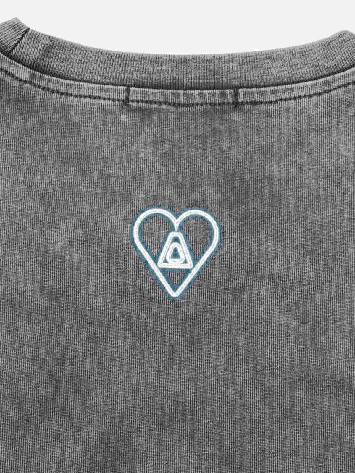 Aelfric Eden Washed Lightning Print Tee Product Image