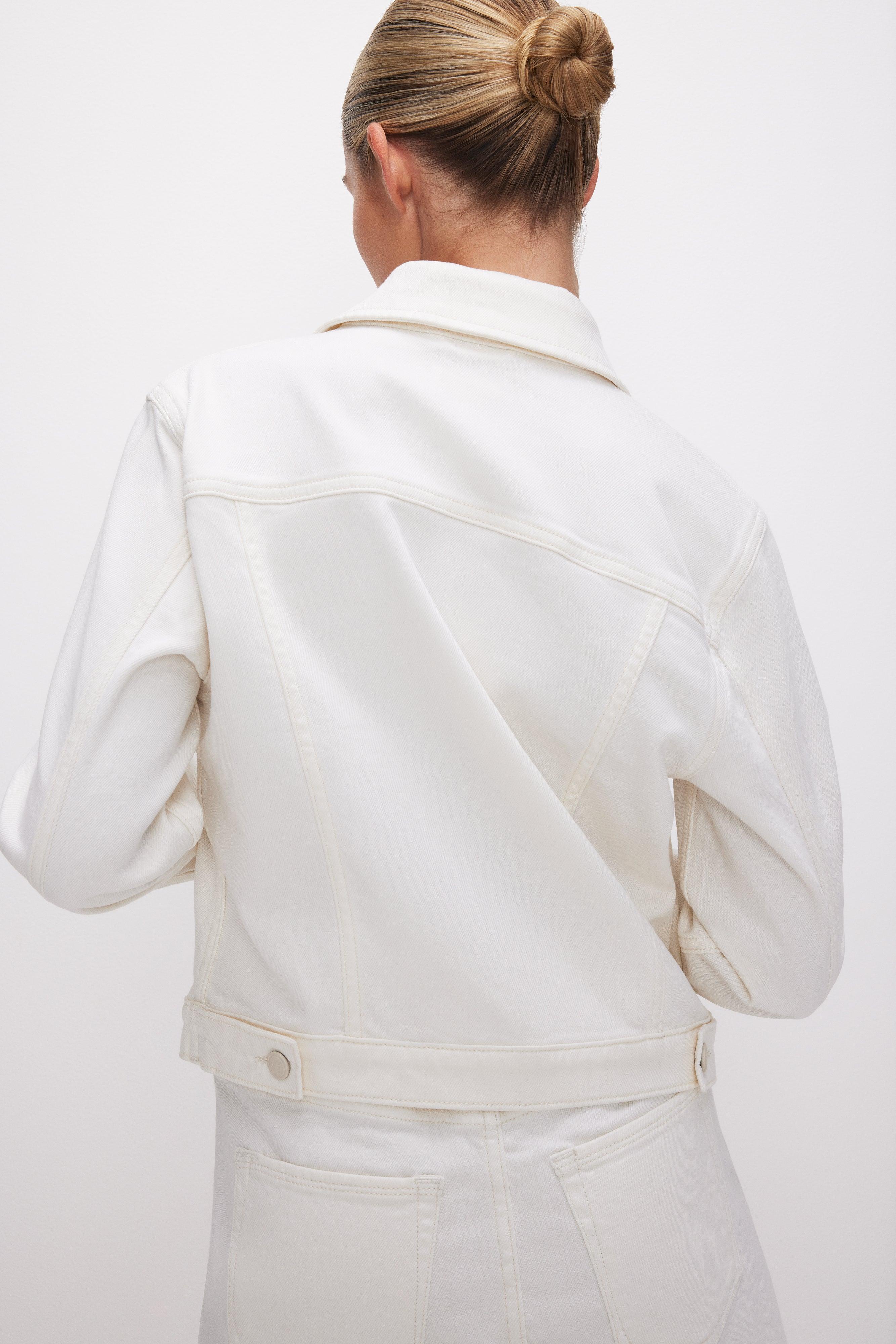 CLASSIC DENIM JACKET | CLOUD WHITE Product Image