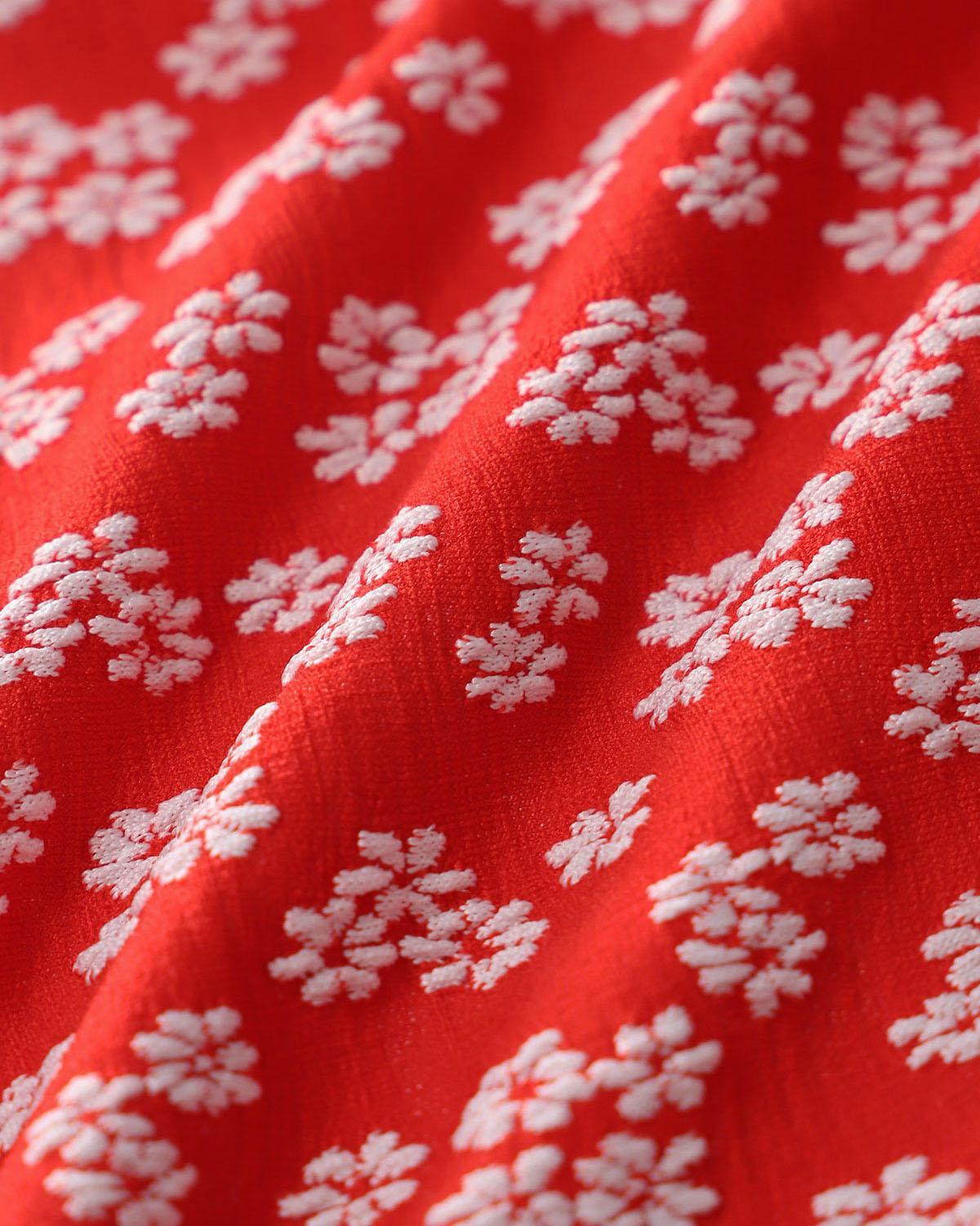 Red Floral Bralette Bikini Set Product Image