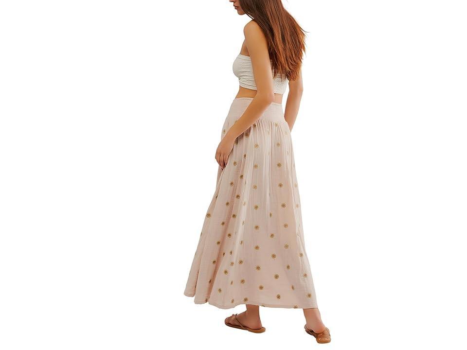 Free People Real Love Maxi Skirt (Crystal Gray) Women's Skirt Product Image