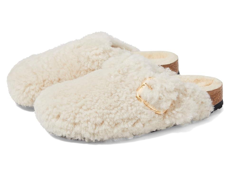 Birkenstock Womens Boston Big Buckle Teddy Shearling Clogs Product Image