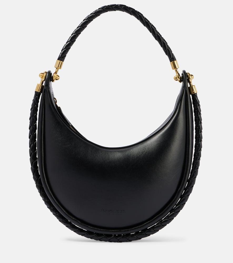 Black-m Brass Hula Hoop Leather Hobo Bag Product Image