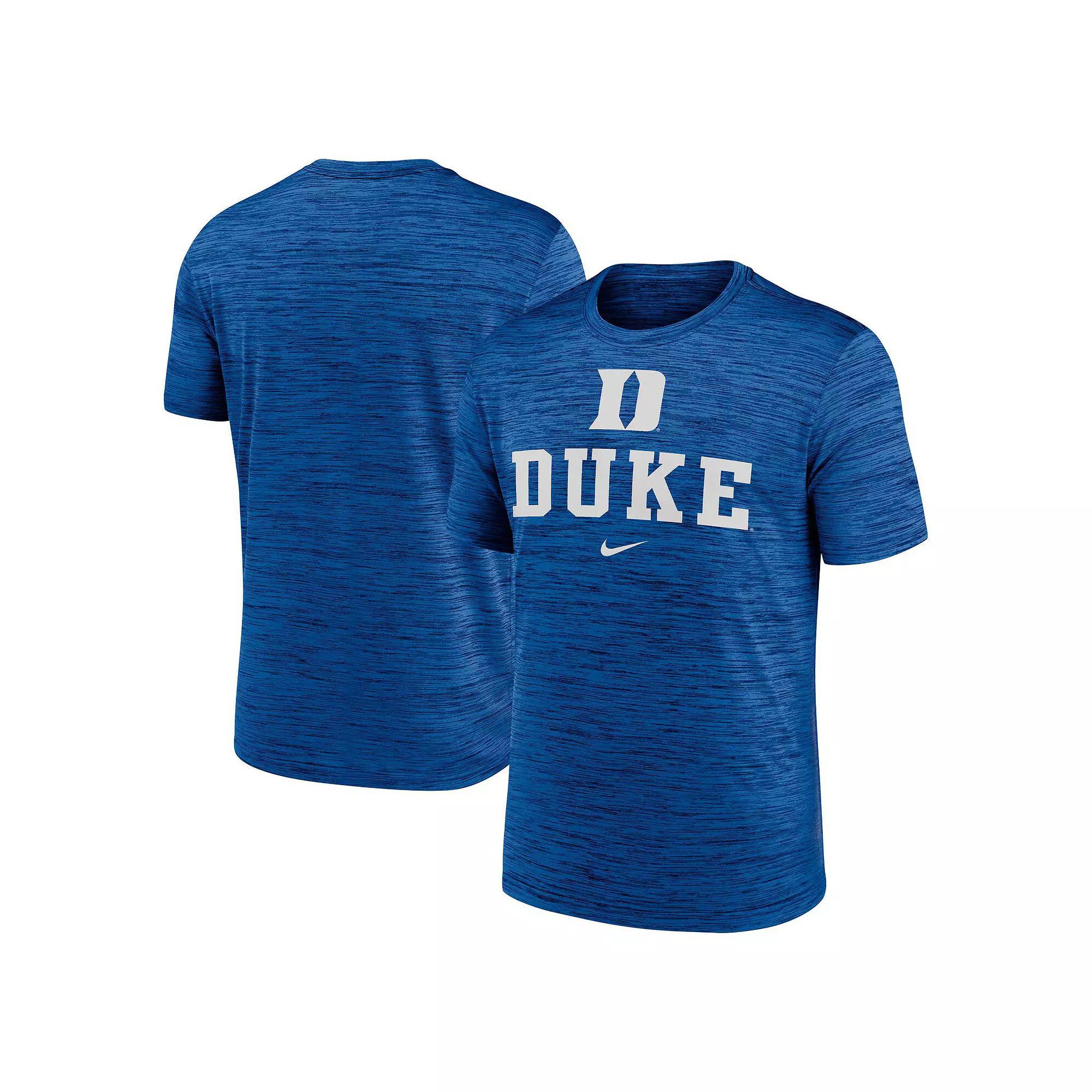 Men's Nike Royal Duke Blue Devils Primetime Velocity T-Shirt,  Product Image