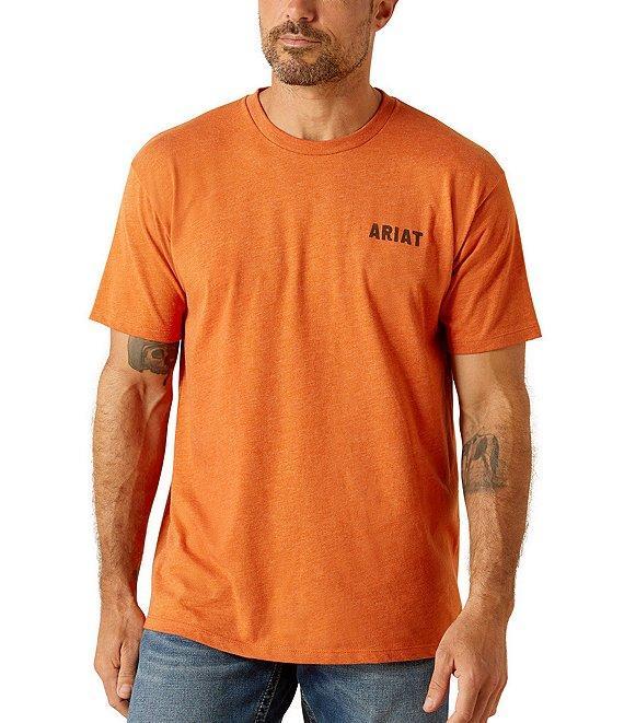 Ariat Steer Skull/Rattlesnake Short Sleeve Graphic T-Shirt Product Image