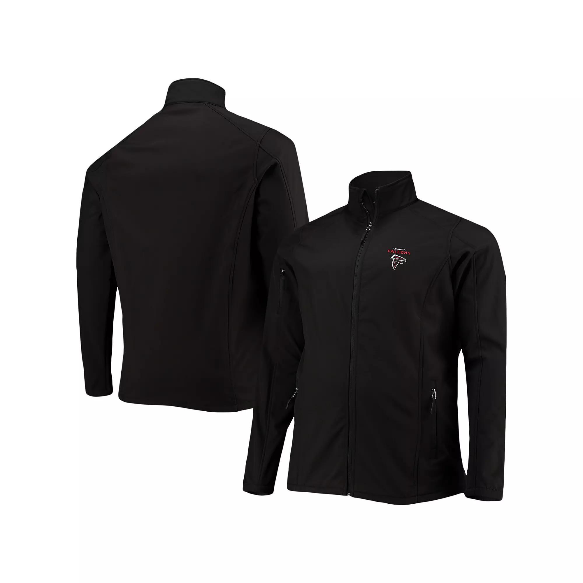 Men's Dunbrooke Black Carolina Panthers Big & Tall Sonoma Softshell Full-Zip Jacket, Size: LT Product Image