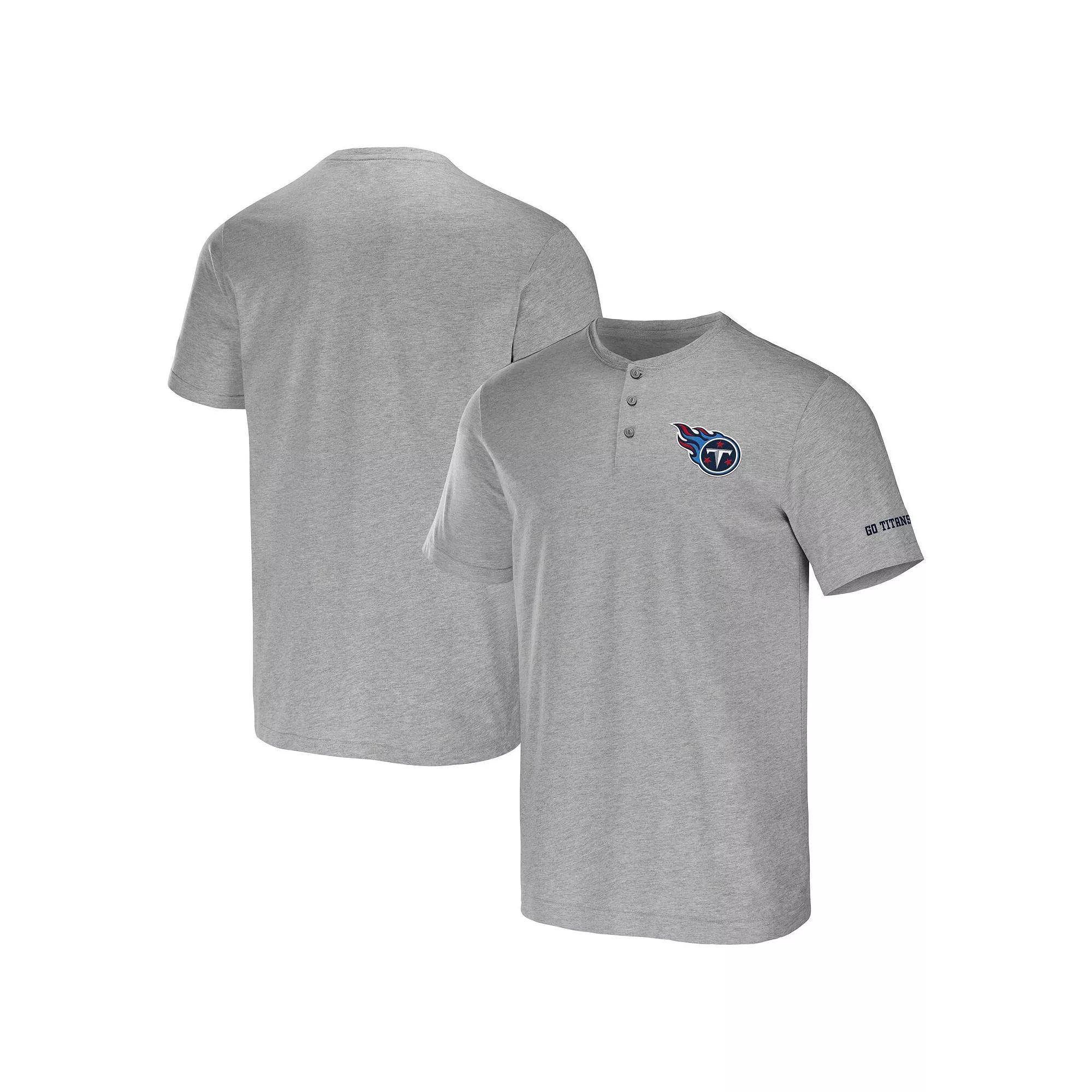 Men's NFL x Darius Rucker Collection by Fanatics Heather Gray Seattle Seahawks Henley T-Shirt,  Product Image
