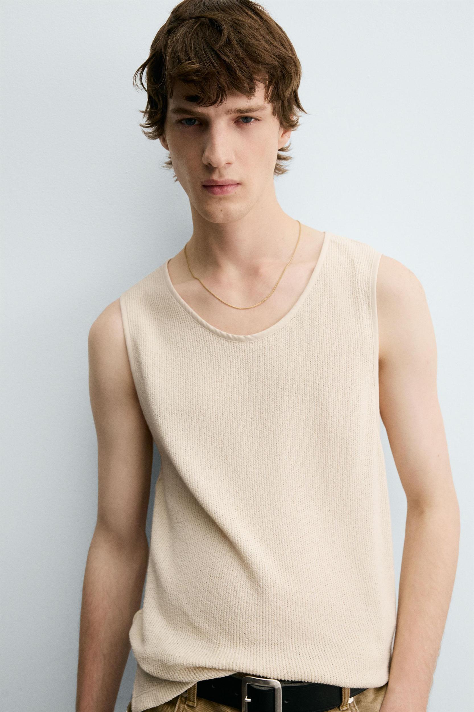 TEXTURED TANK TOP Product Image