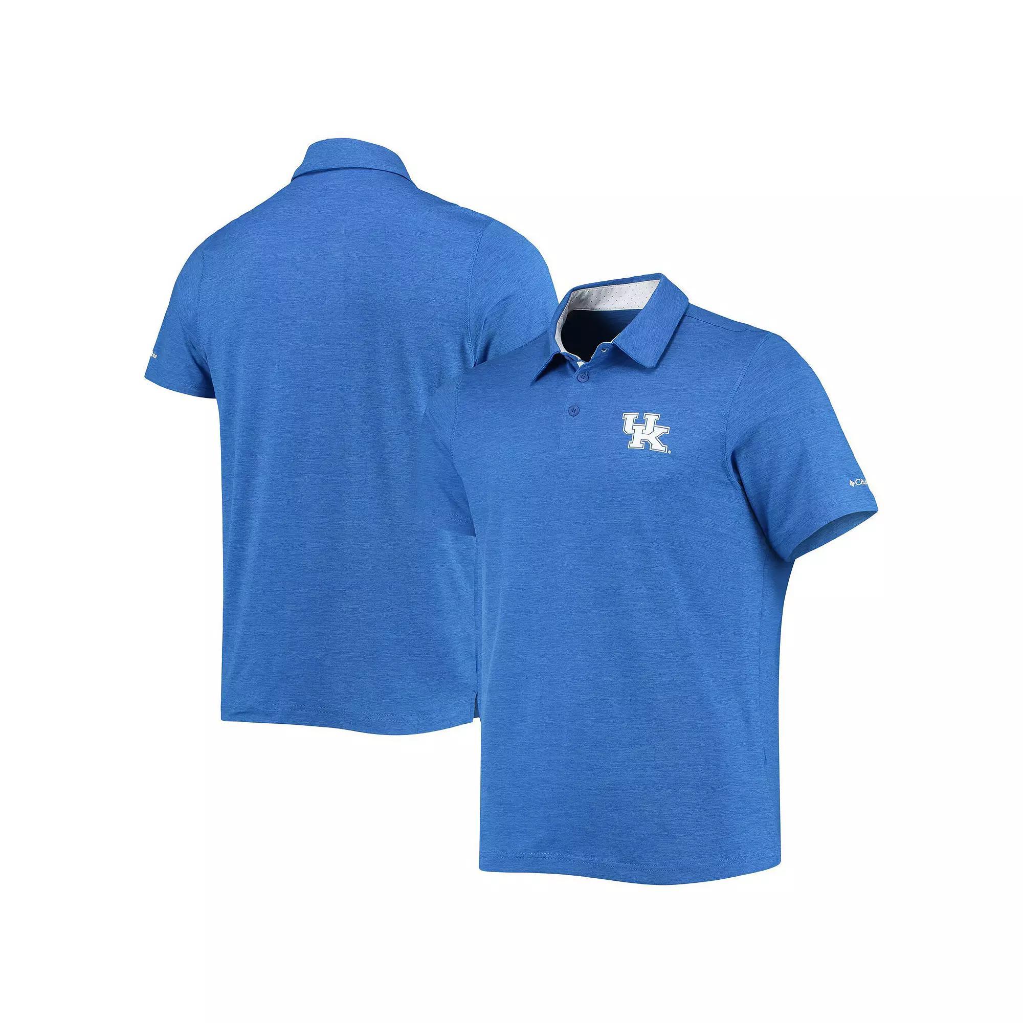 Men's Columbia Royal Kentucky Wildcats Tech Trail Omni-Shade Polo,  Product Image