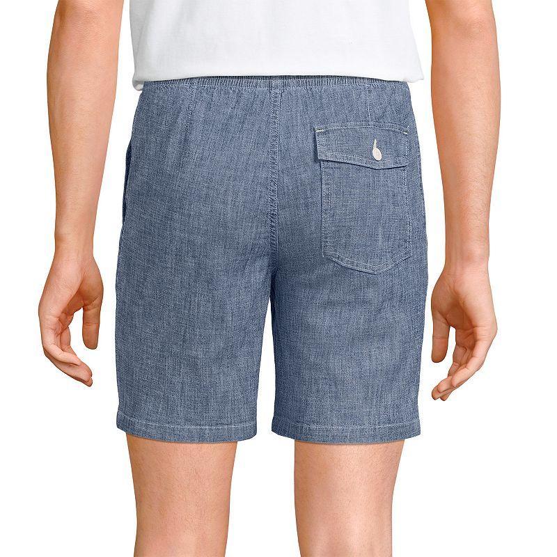 Men's Lands' End Comfort-First Knockabout Pull On Deck Shorts, Size: XXL, Radiant Blue Product Image