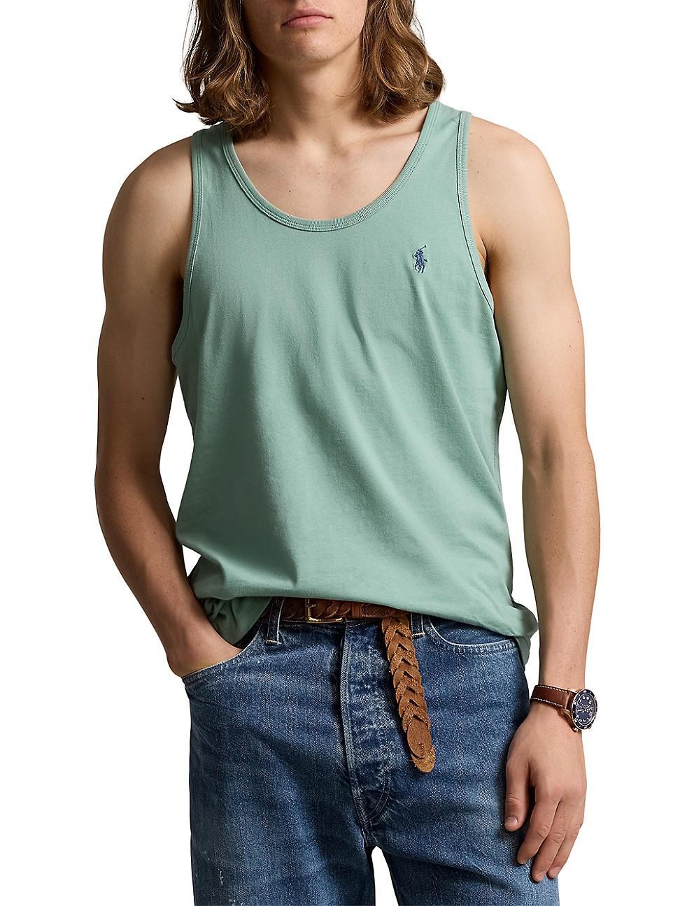 Mens Cotton Jersey Tank Product Image