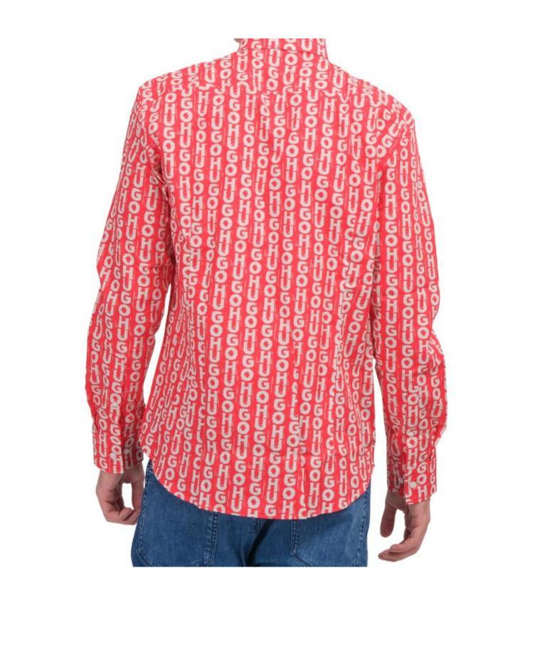 HUGO BOSS Long-sleeved Shirt In Red Product Image