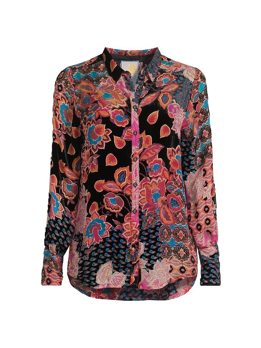 Womens Yrene Burnout Blouse Product Image