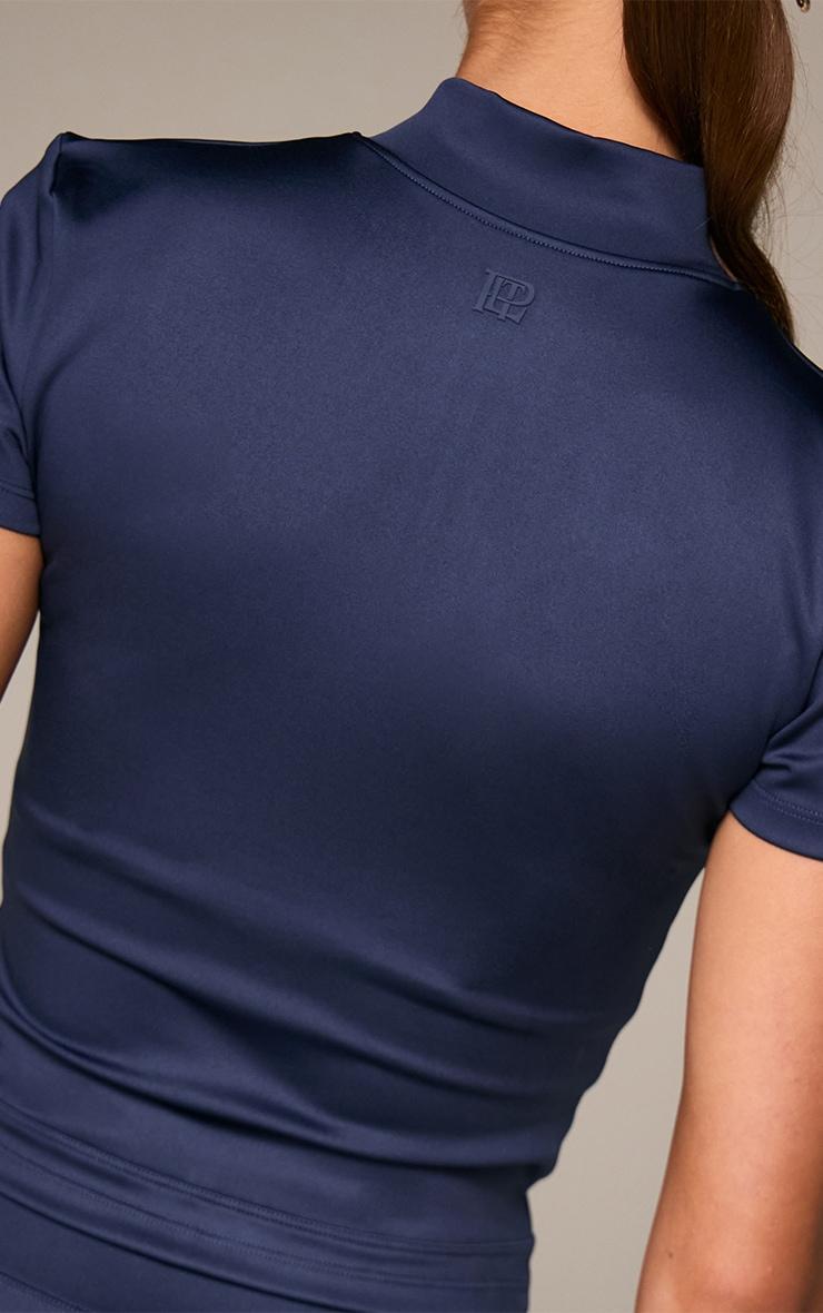 Navy Ultimate Short Sleeve Sports Jacket  Product Image