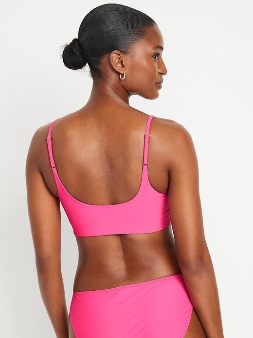 Scoop-Neck Bikini Swim Top Product Image