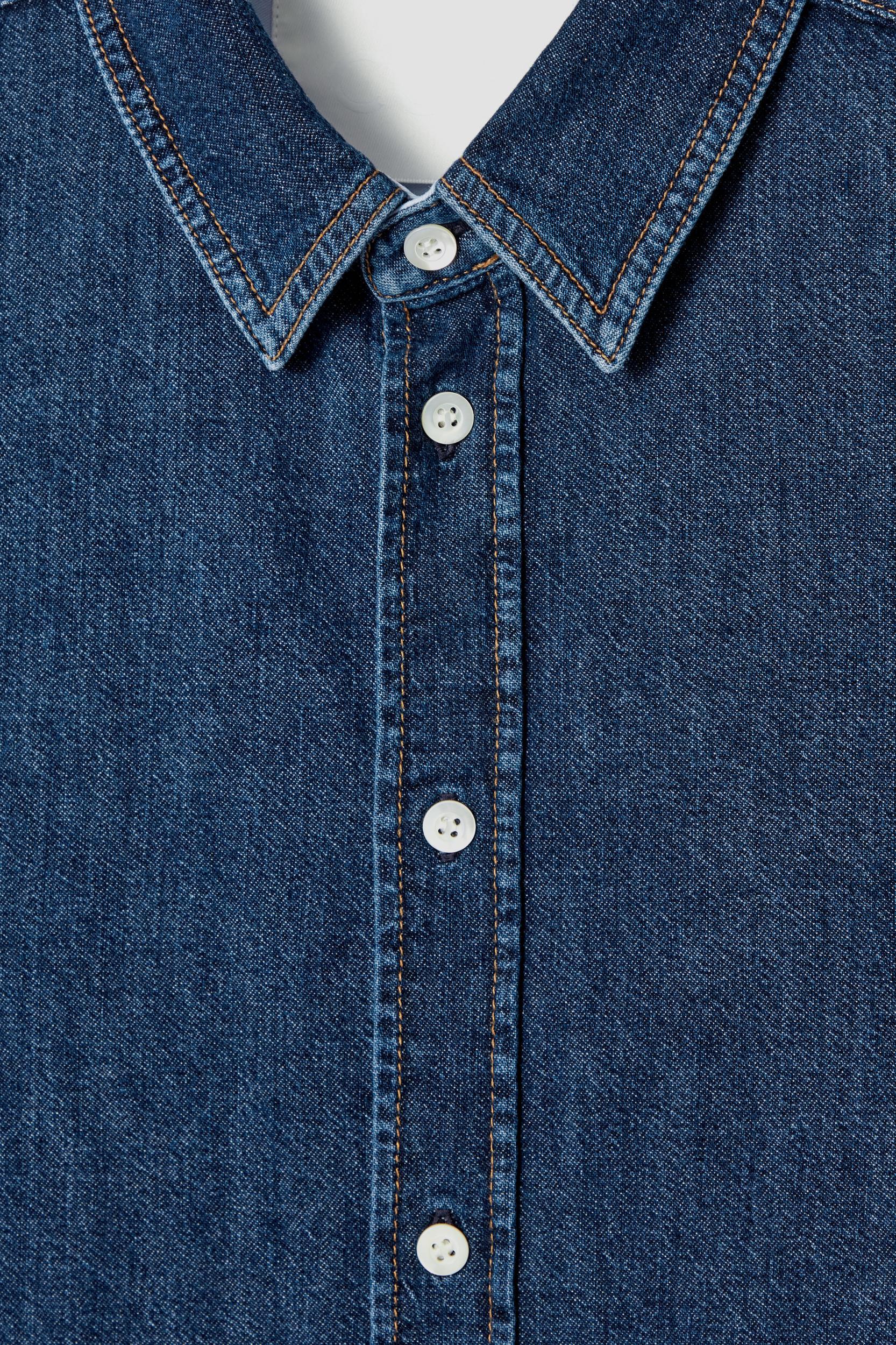 RELAXED DENIM OVERSHIRT Product Image