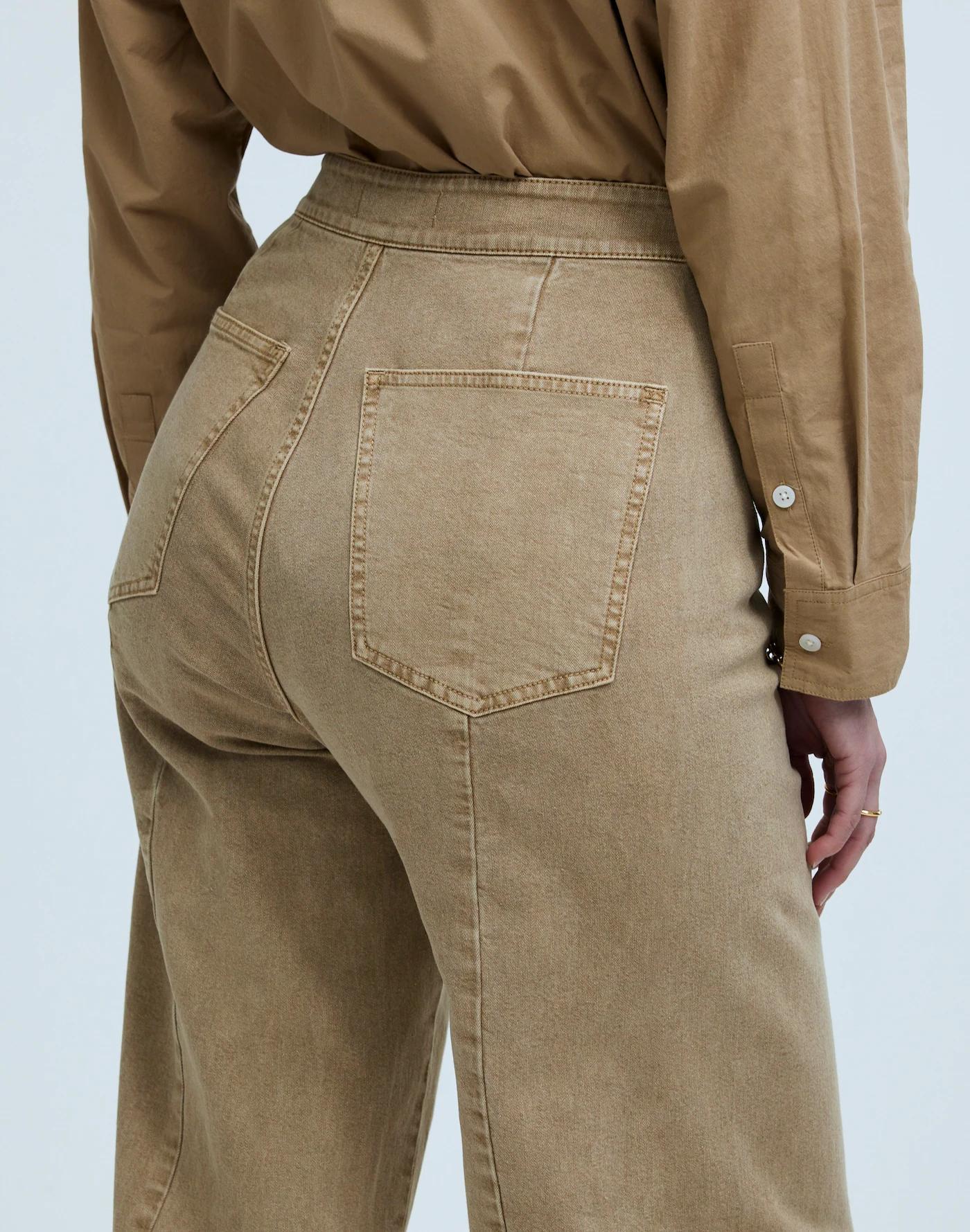 The Curvy Emmett Wide-Leg Crop Pant: Welt Pocket Edition Product Image