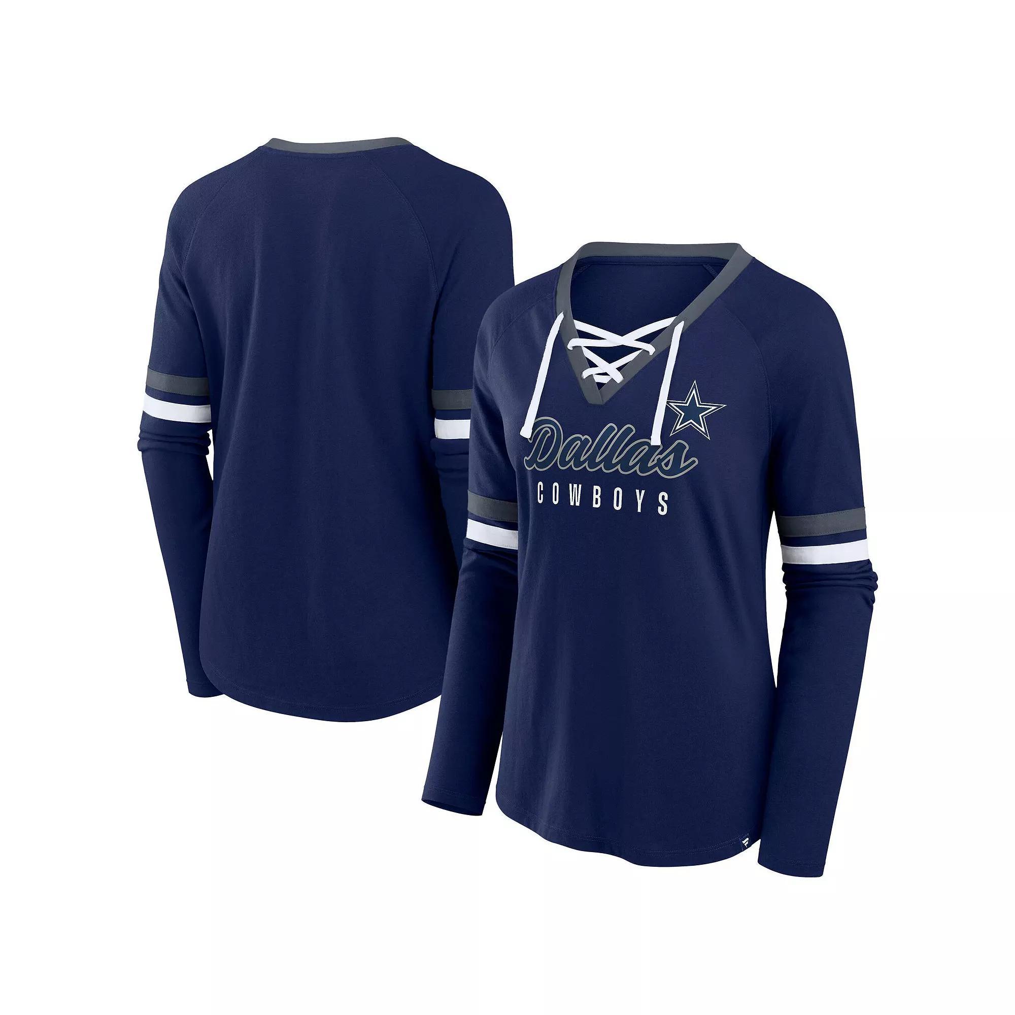 Women's Fanatics Navy Dallas Cowboys Plus  Product Image