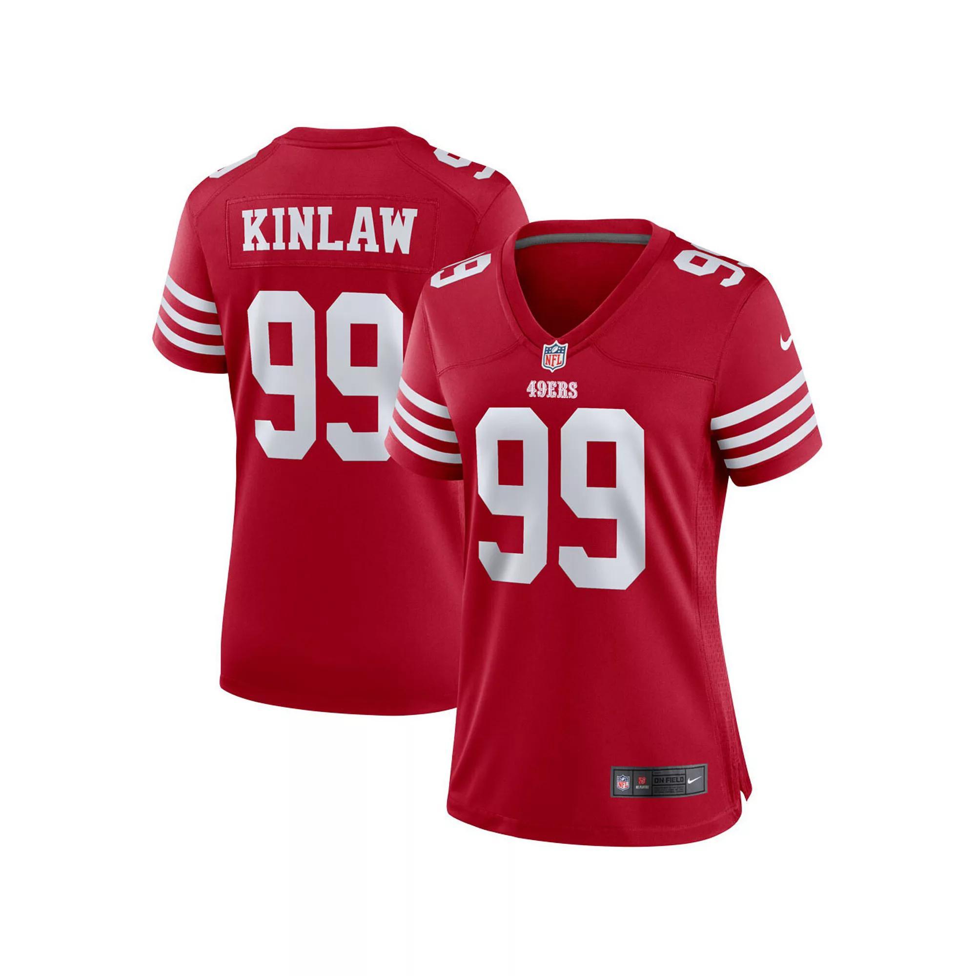 Women's Nike Javon Kinlaw Scarlet San Francisco 49ers Player Jersey, Size: Medium, Red Product Image