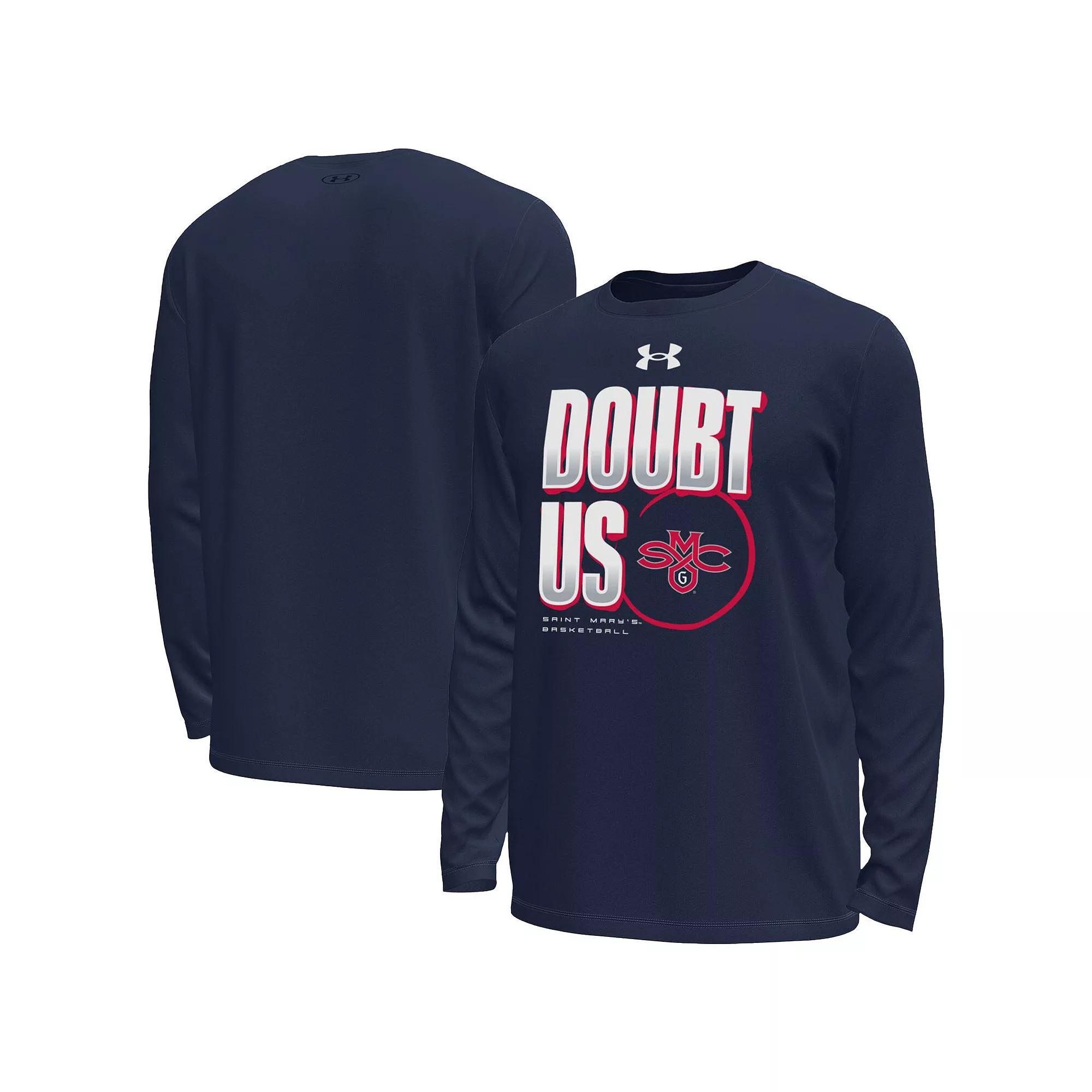 Men's Under Armour Navy Saint Mary's Gaels March Madness Unity Long Sleeve T-Shirt, Size: XL, Nc2 Blue Product Image