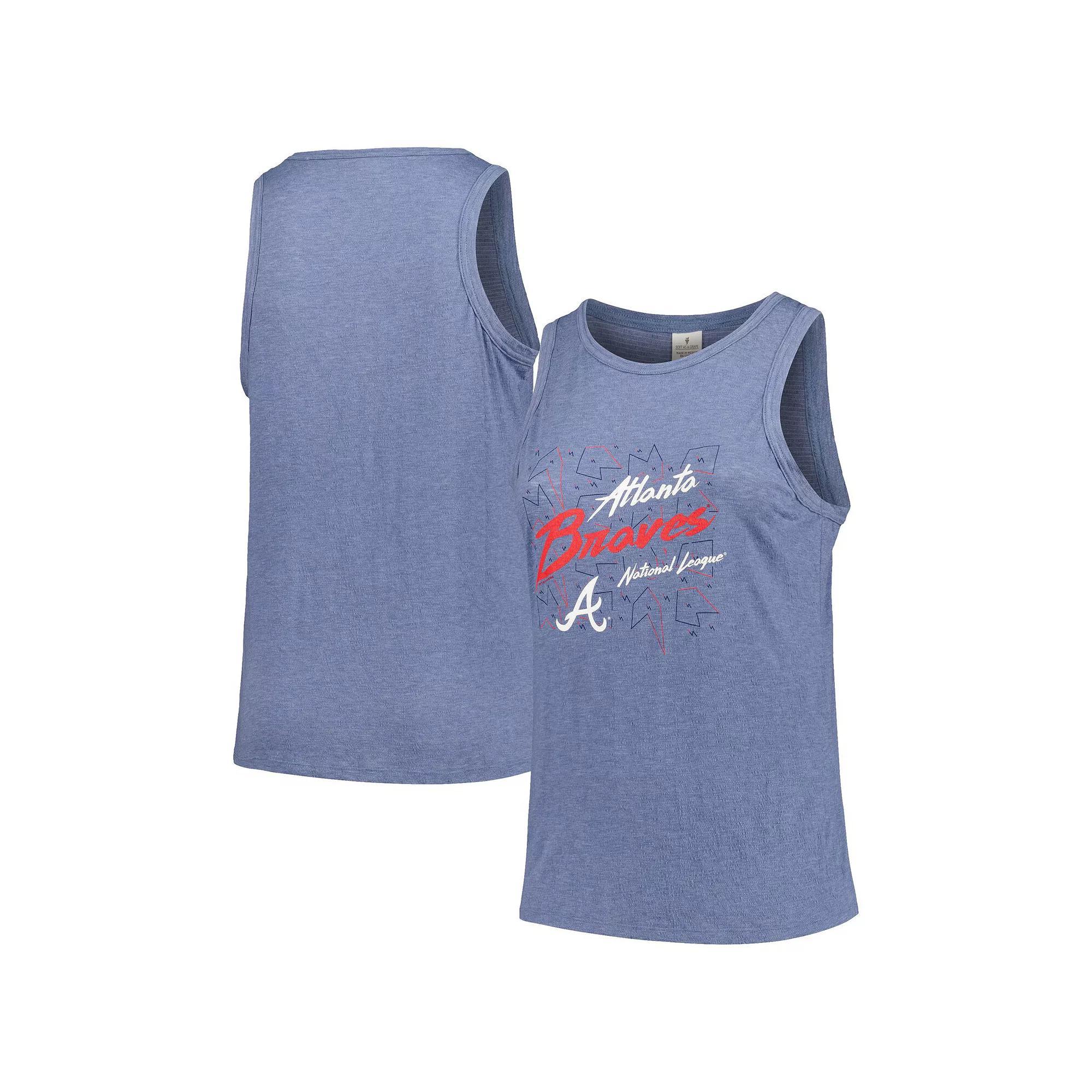 Women's Soft as a Grape Navy Atlanta Braves Plus  Product Image