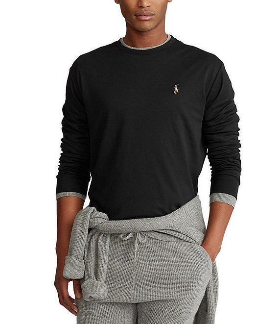 Polo Ralph Lauren Classic-Fit Soft Cotton Long Sleeve T-Shirt Product Image