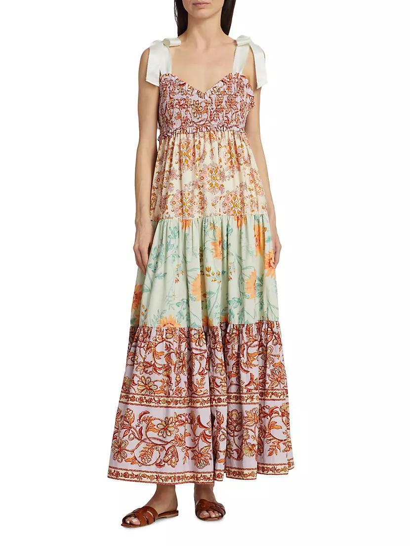 Bluebell Floral Cotton Maxi Dress Product Image