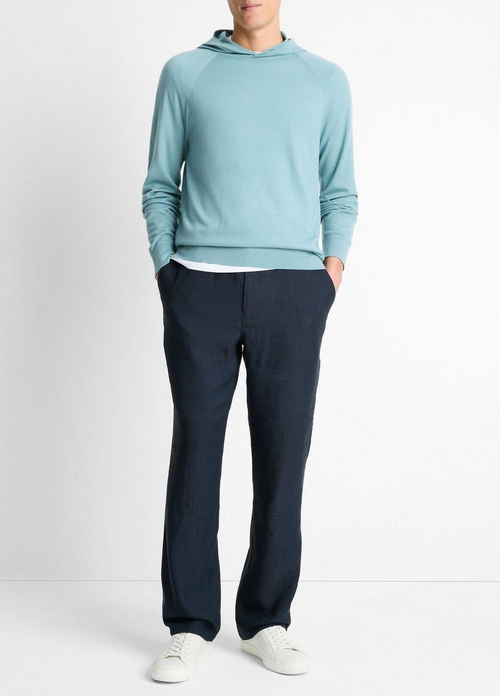 Featherweight Merino Wool-Cashmere Hoodie Product Image