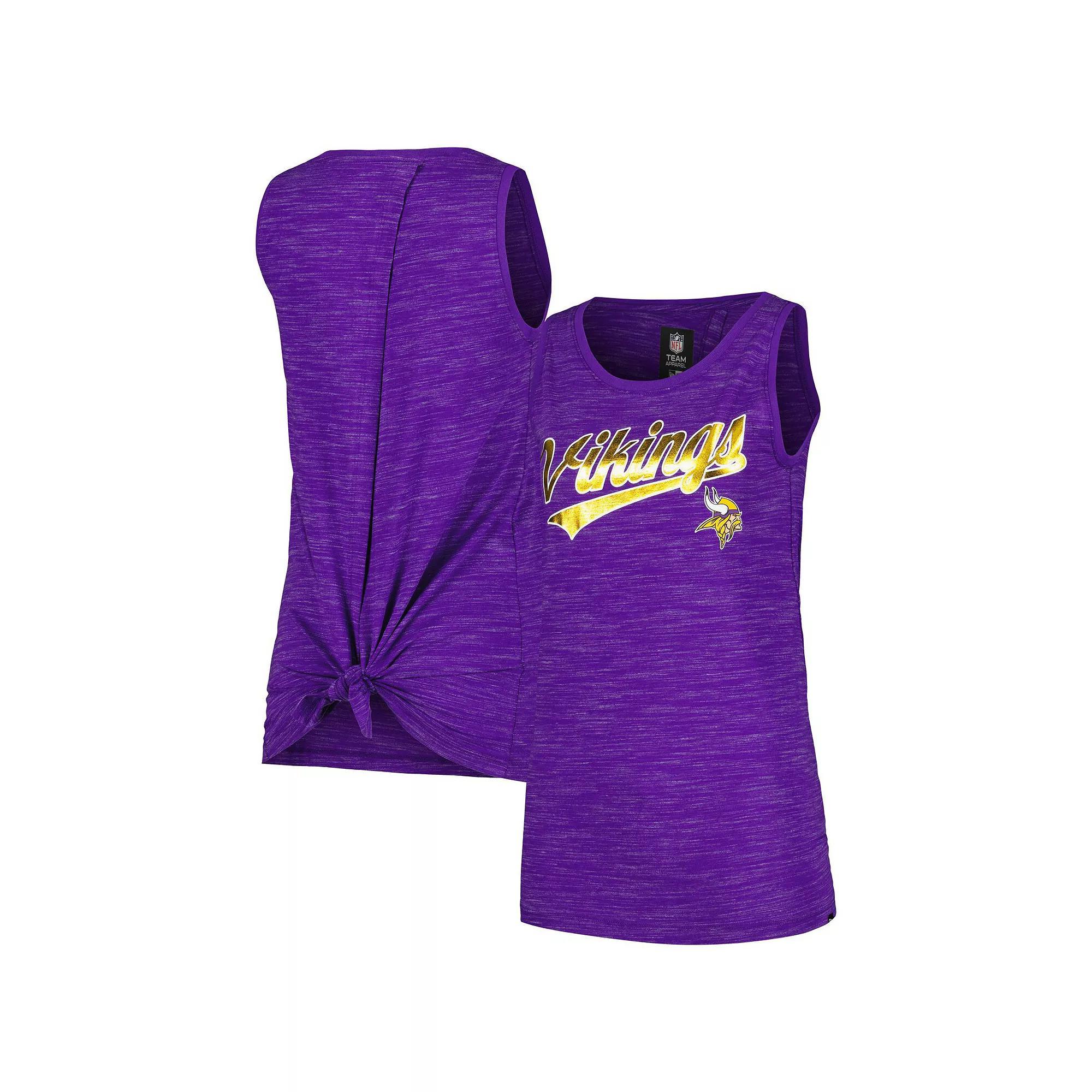 Women's New Era Purple Minnesota Vikings Space Dye Active Tank Top,  Product Image