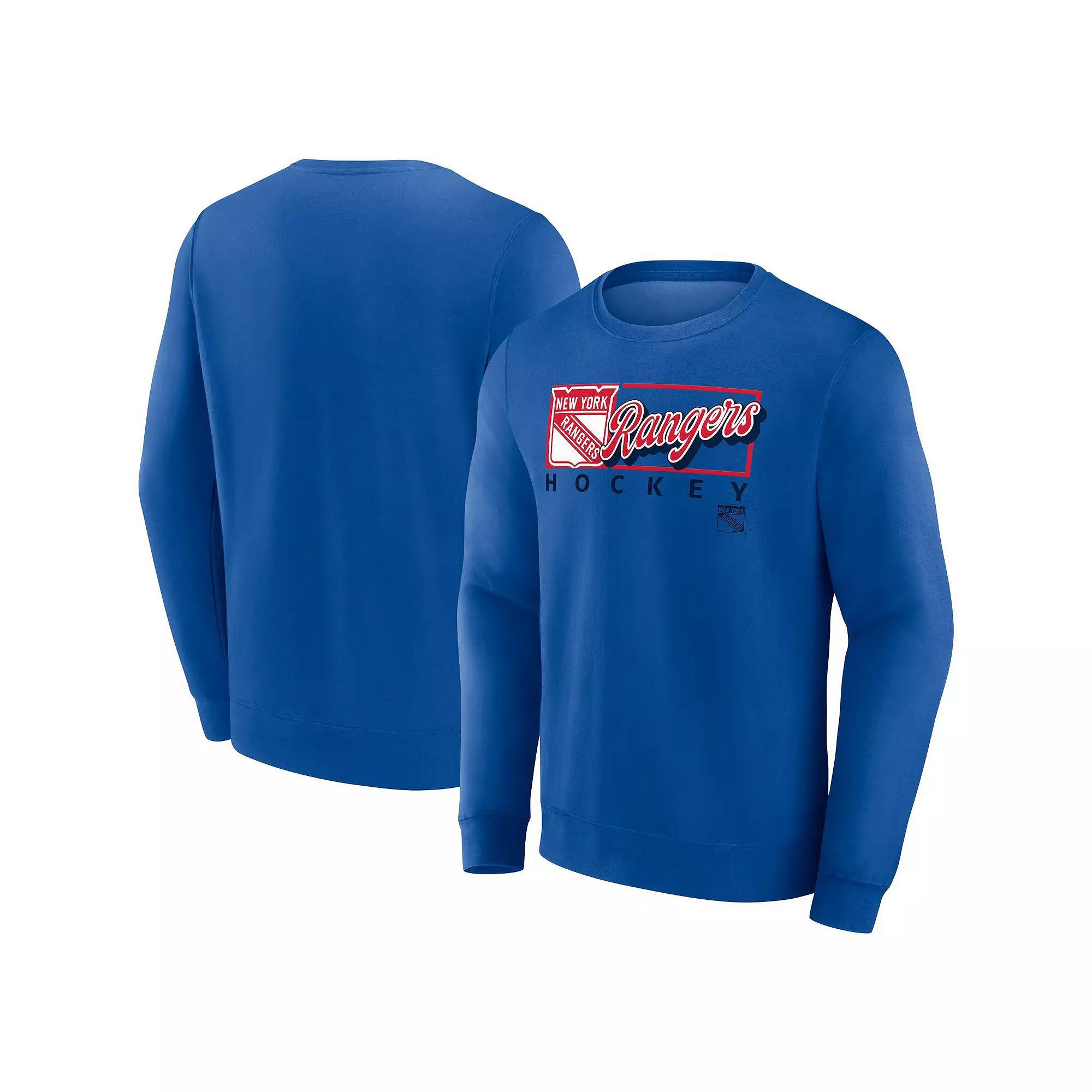 Men's Profile Royal Texas Rangers Big & Tall Pullover Sweatshirt,  Product Image