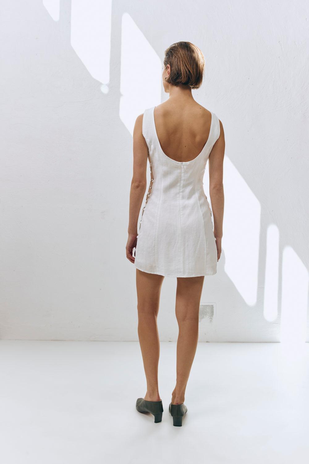 Discoteca Mini Dress White Product Image