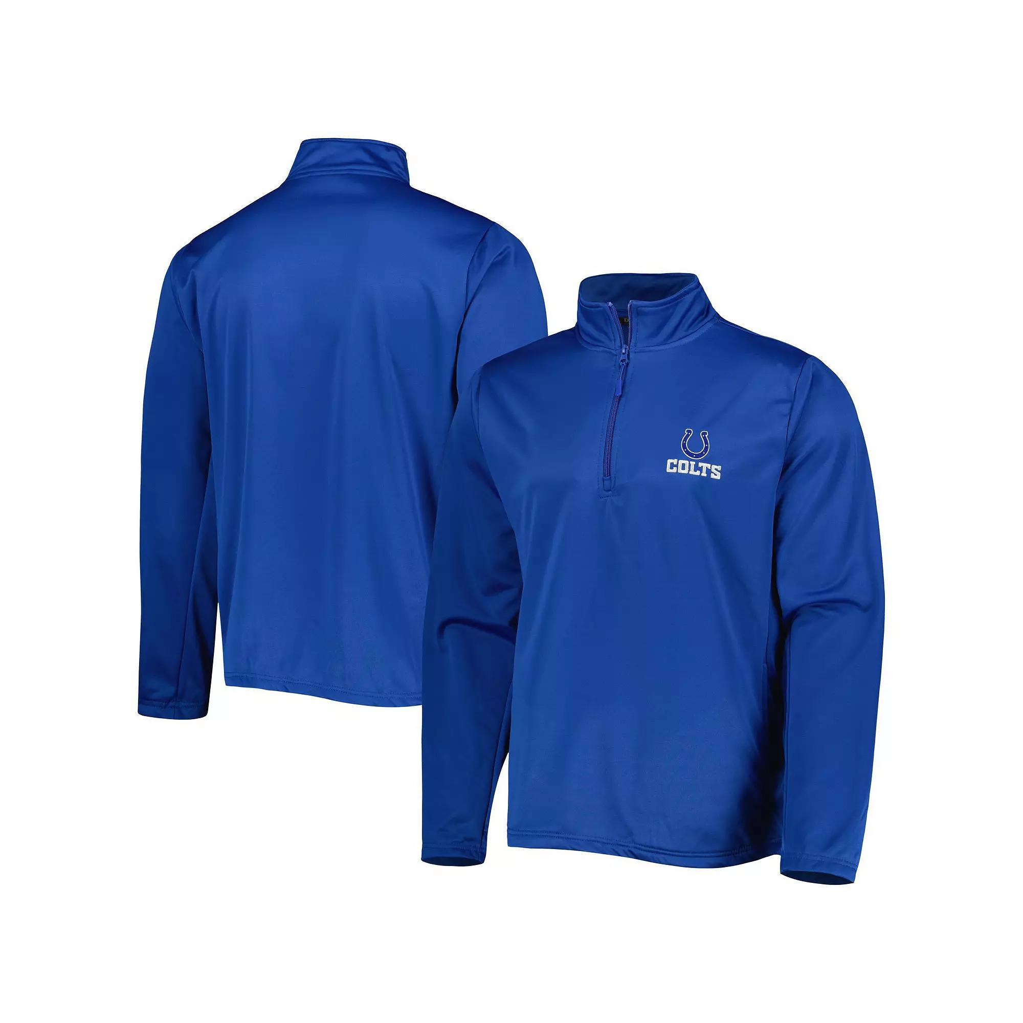 Men's Dunbrooke Royal Indianapolis Colts All-Star Tech Quarter-Zip Top,  Product Image
