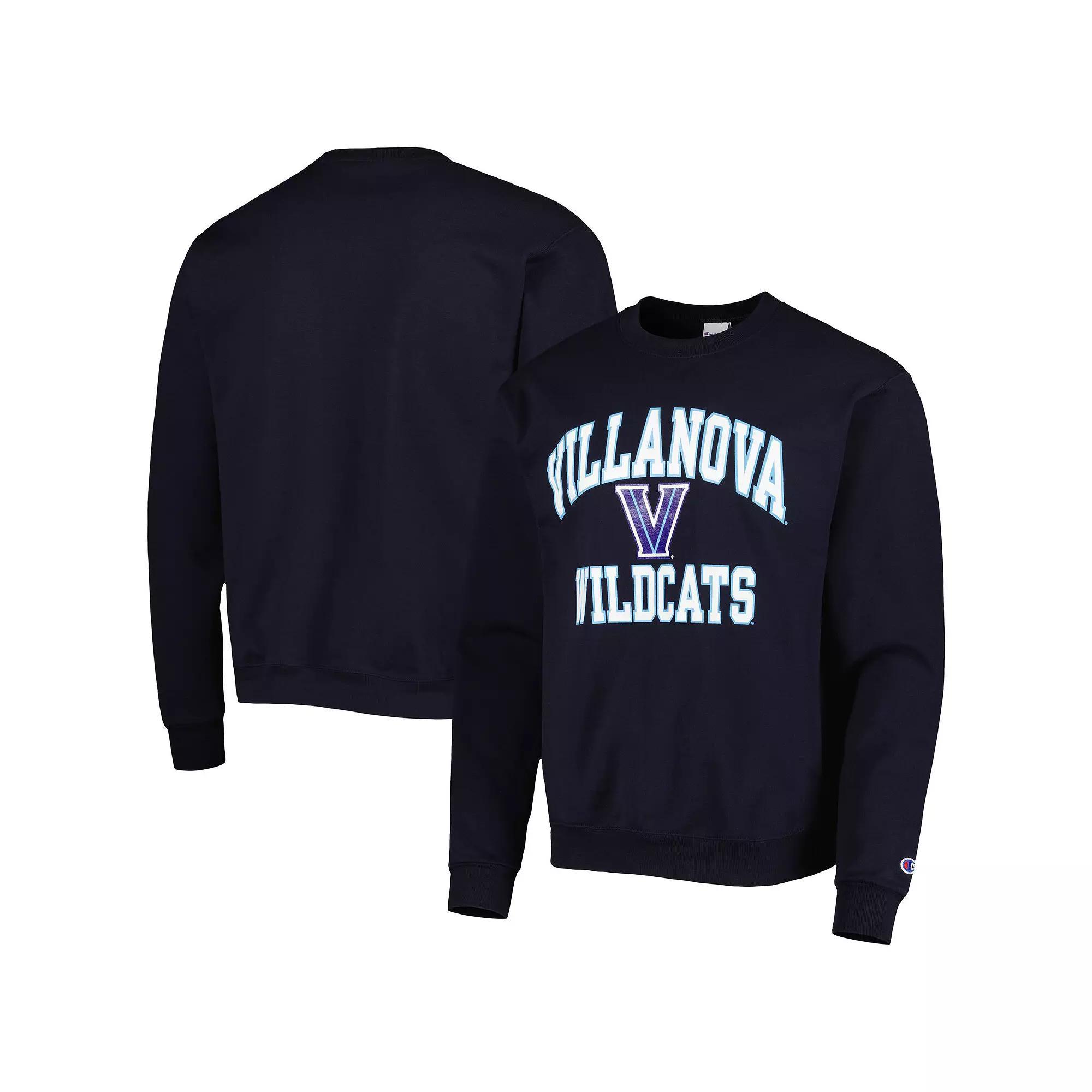 Men's Champion Navy Villanova Wildcats High Motor Pullover Sweatshirt,  Product Image