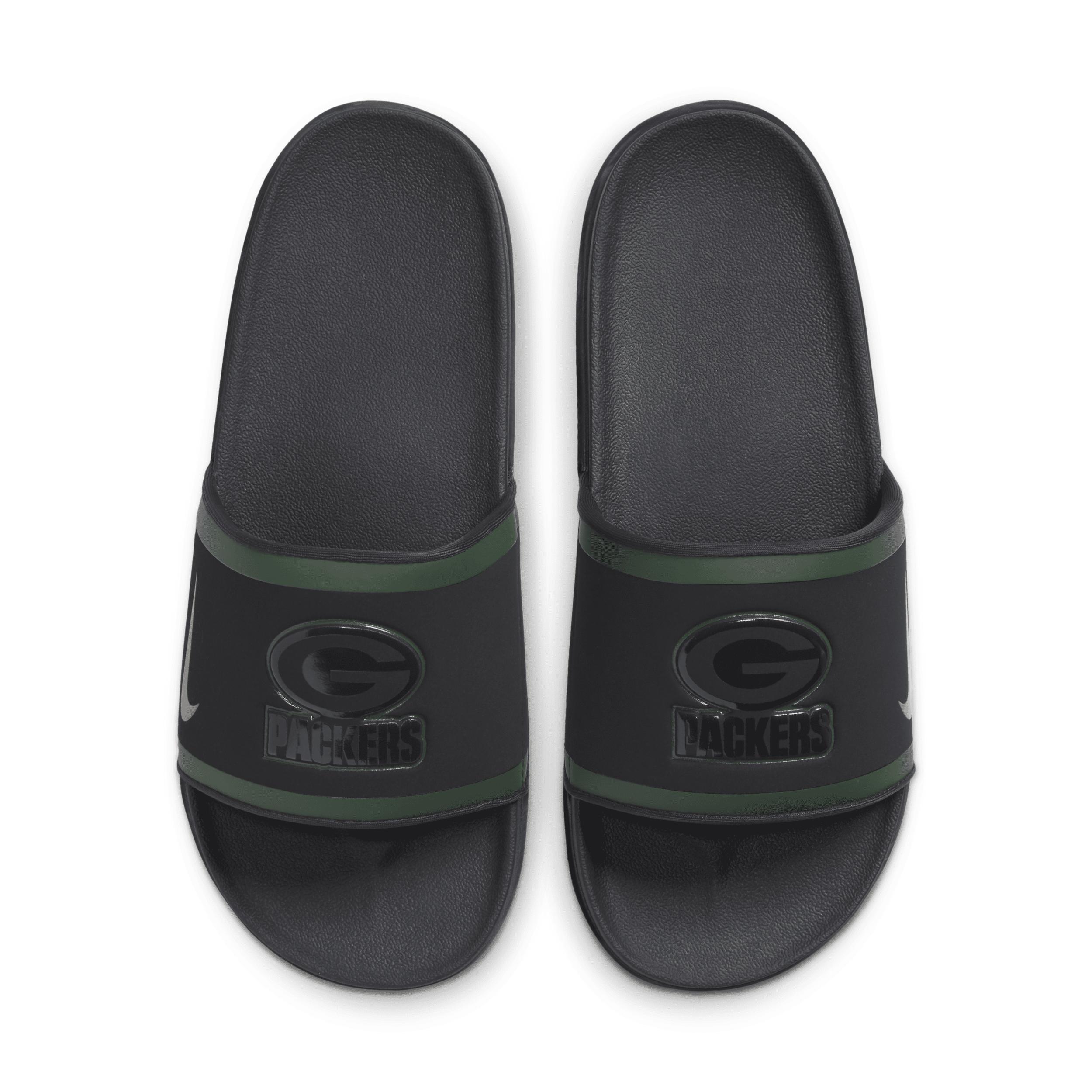 Nike Mens Offcourt (NFL Green Bay Packers) Slides Product Image