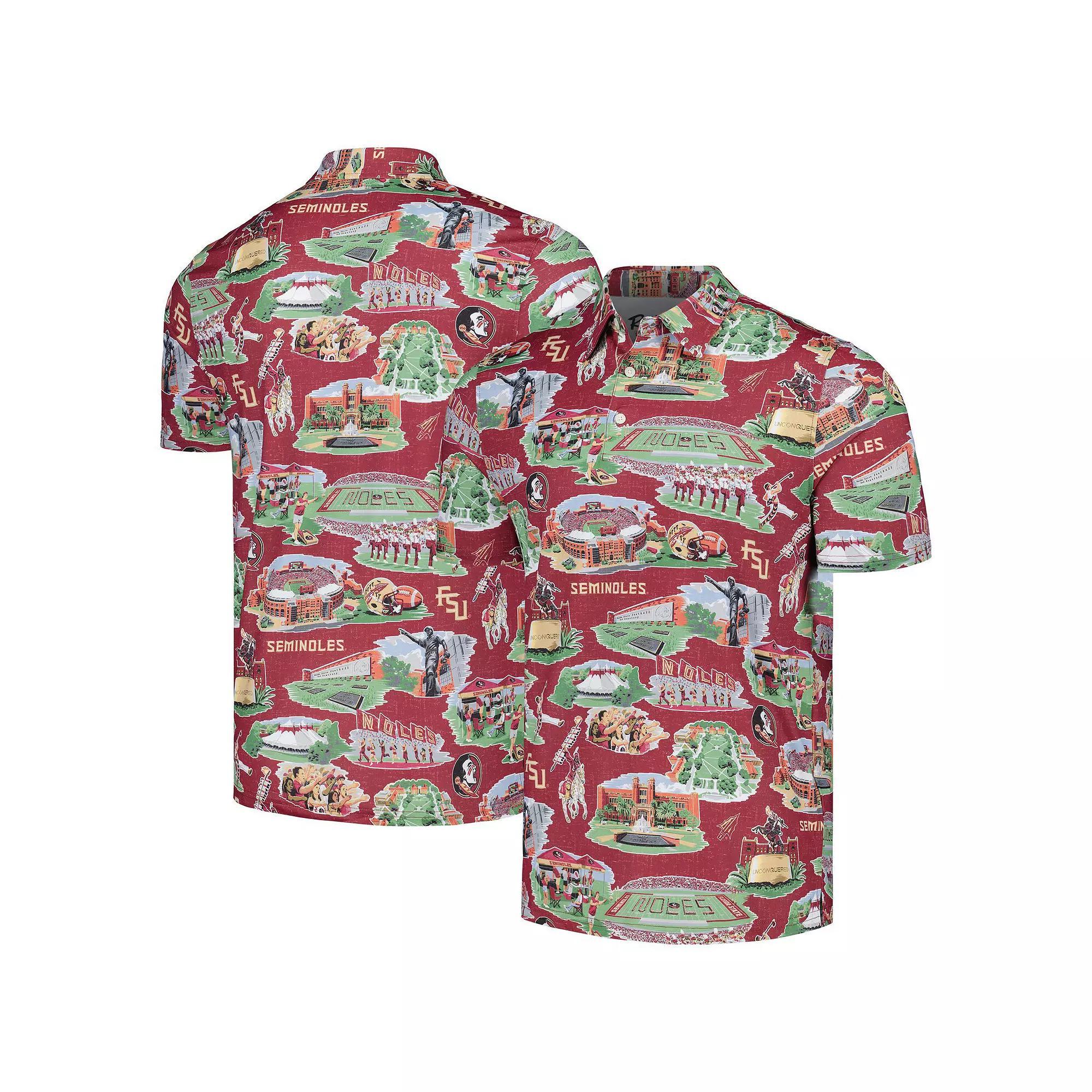 Men's Reyn Spooner Garnet Florida State Seminoles Scenic Polo,  Product Image