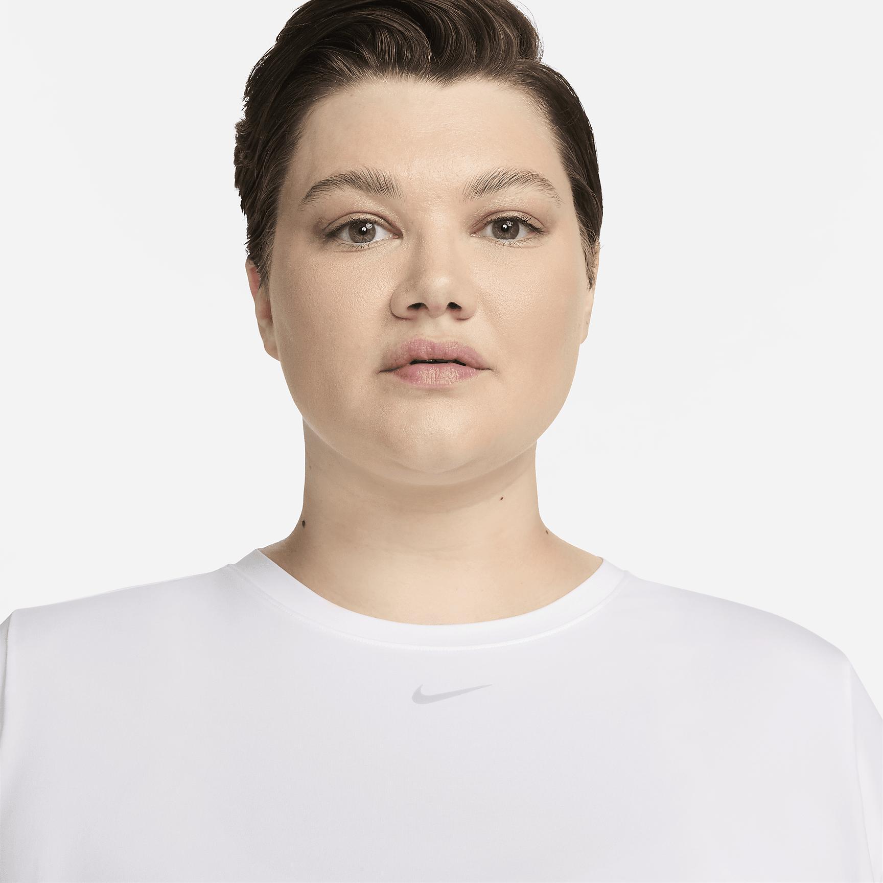 Nike Womens One Classic Dri-FIT Short-Sleeve Top (Plus Size) | FN2800-100 Product Image