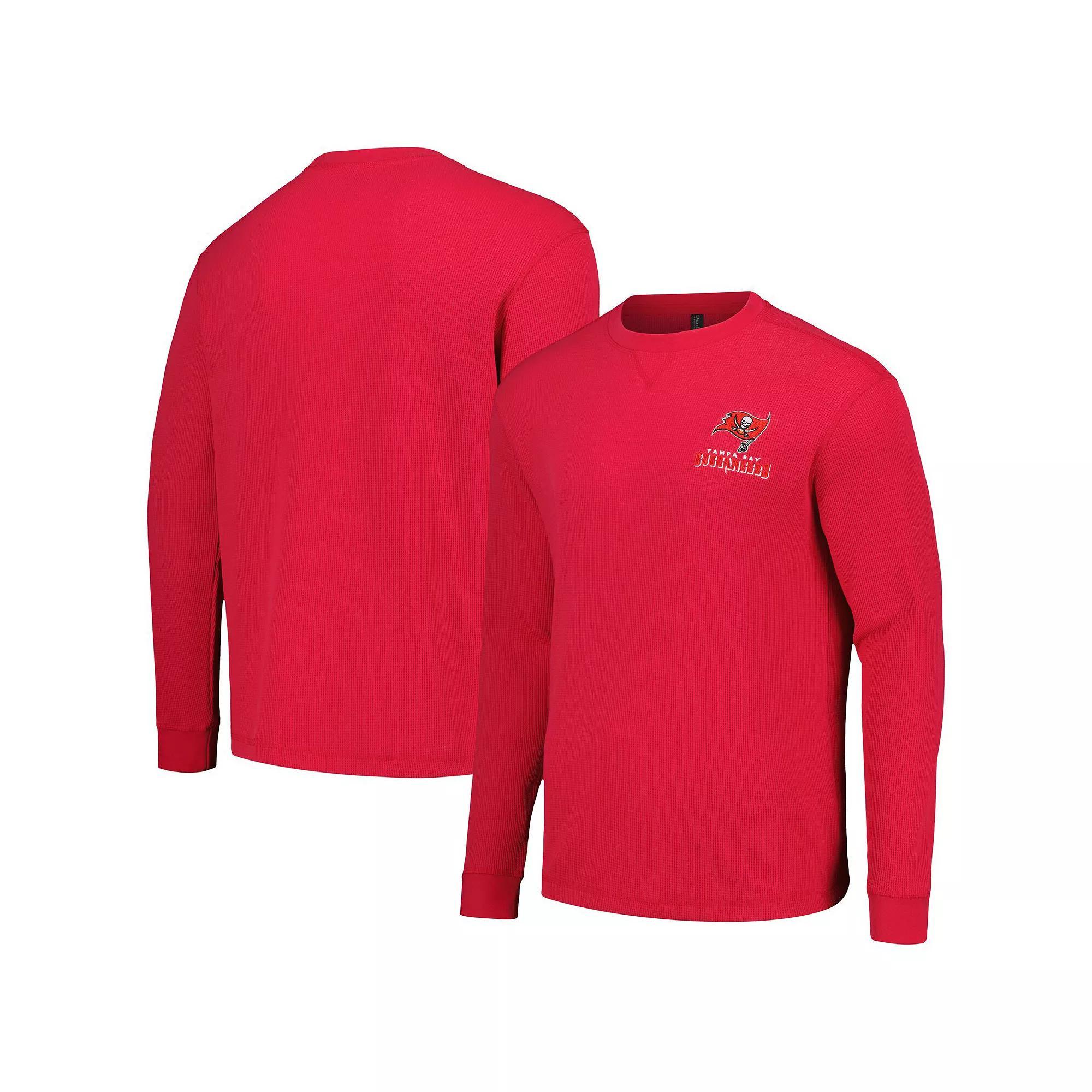 Men's Dunbrooke Red Tampa Bay Buccaneers Cavalier Thermal Long Sleeve T-Shirt,  Product Image