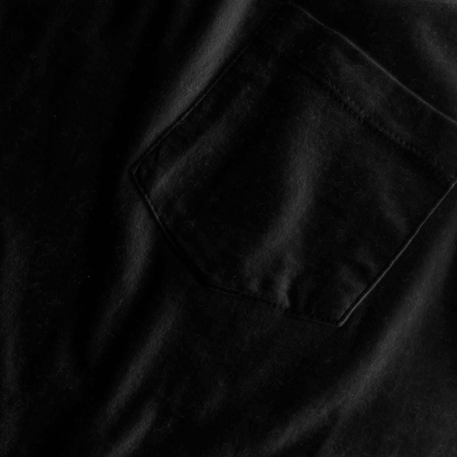 Black Pocket Crew Tee Product Image