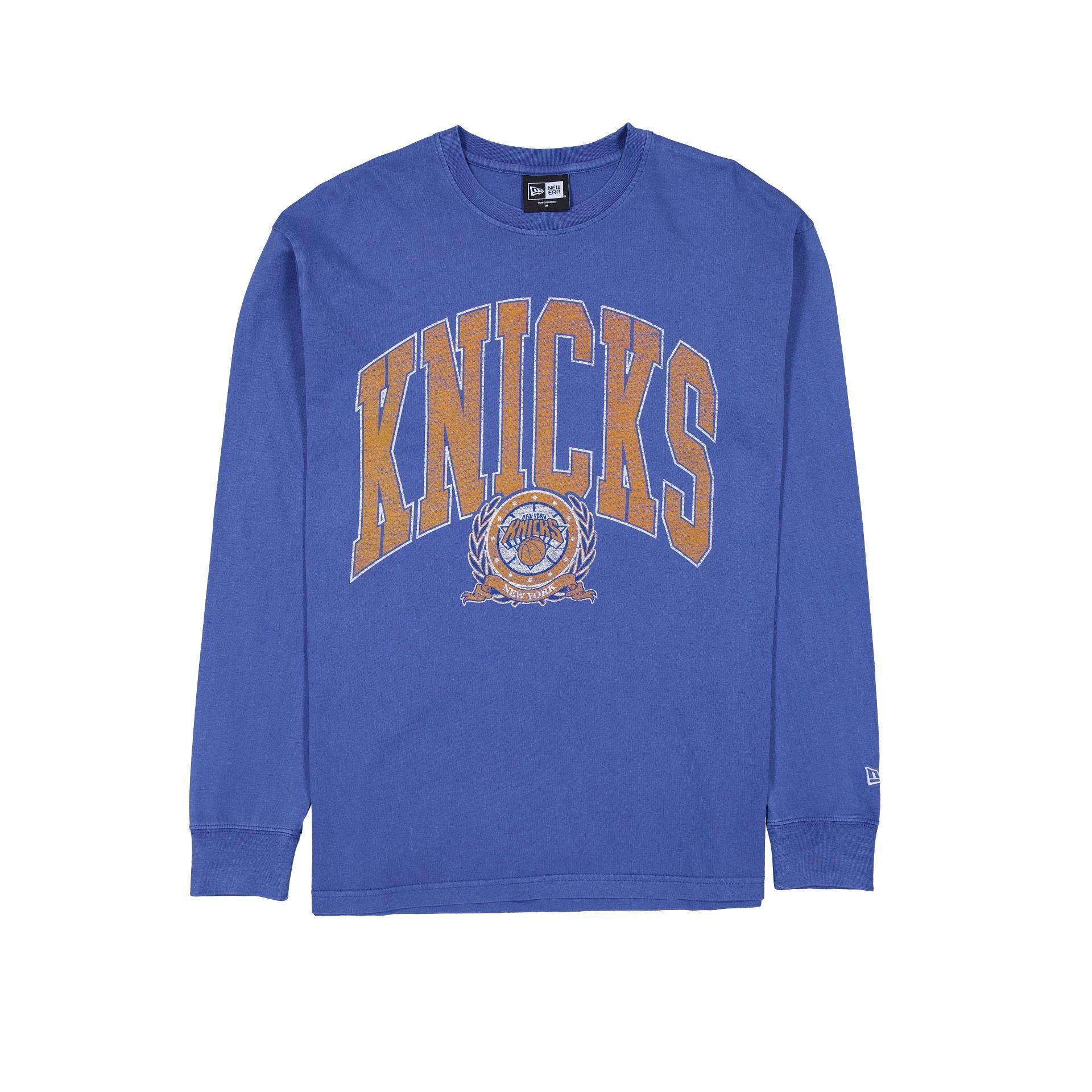 New York Knicks Oversized Essentials Long Sleeve T-Shirt Male Product Image