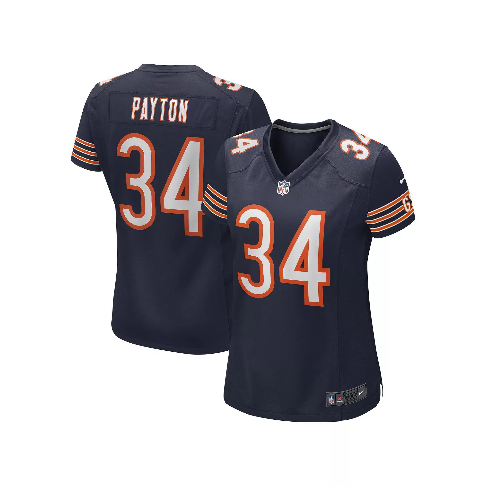 Women's Nike Walter Payton Navy Chicago Bears Game Retired Player Jersey, Size: Small, Blue Product Image