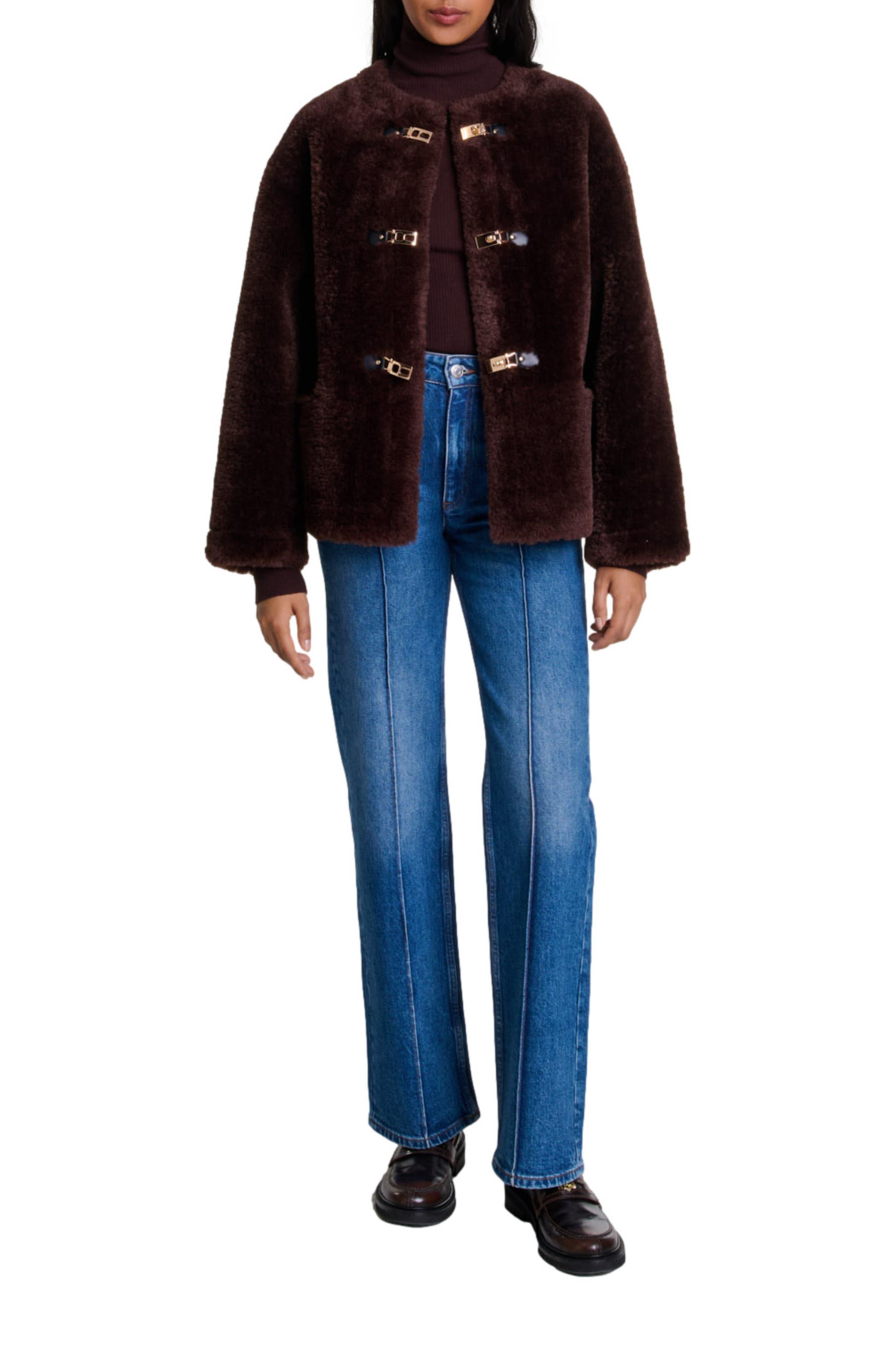 Short faux fur coat Product Image