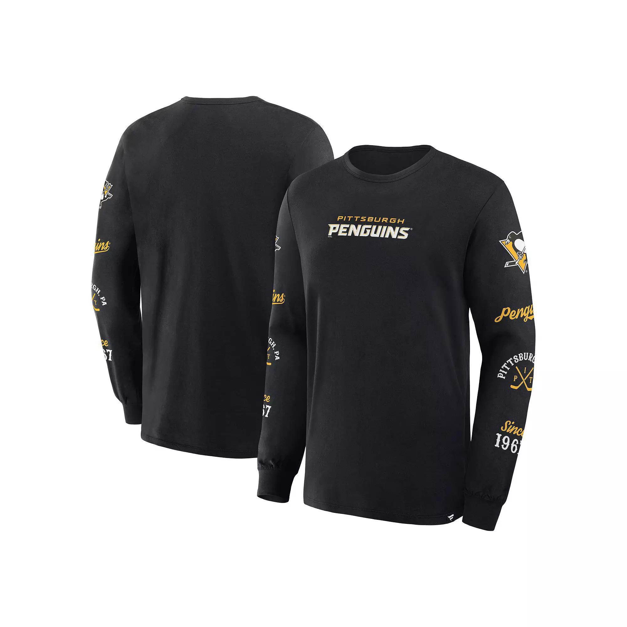 Men's Fanatics Black Pittsburgh Penguins Boxed Product Image