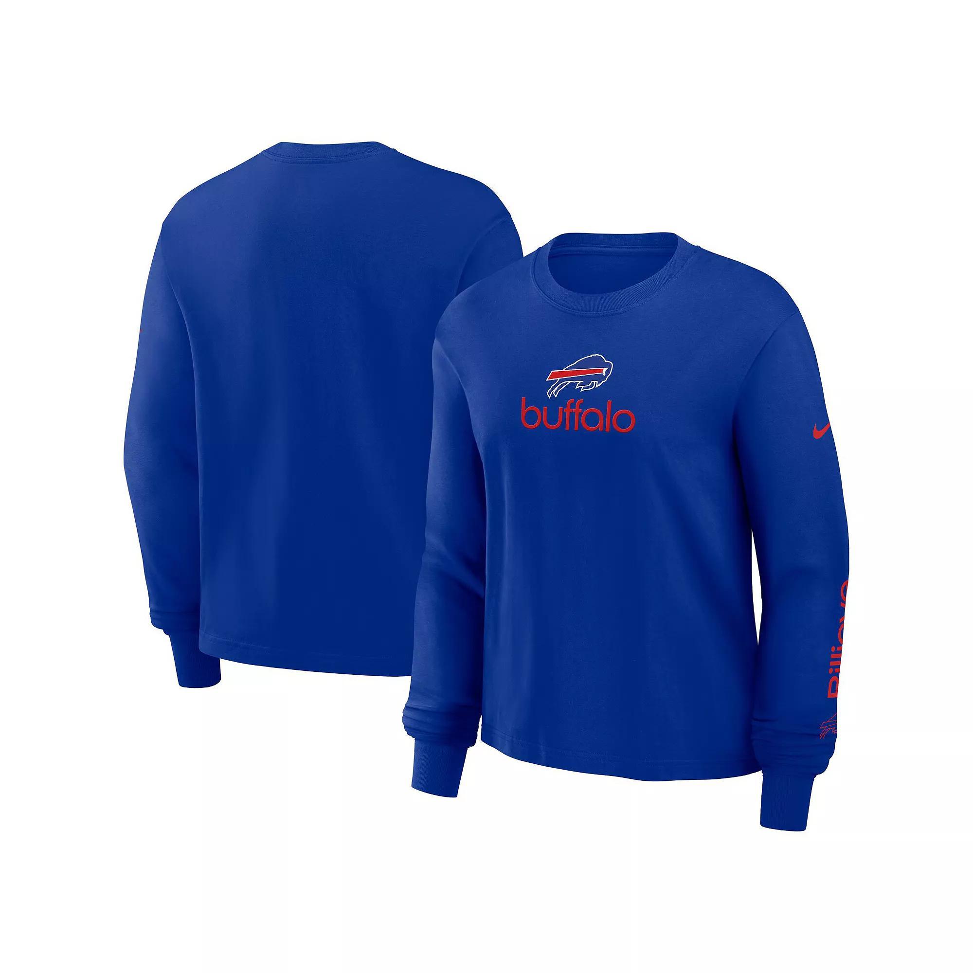Buffalo Bills Boxy Nike Womens NFL Long-Sleeve T-Shirt | 01N24DA81-2QV Product Image