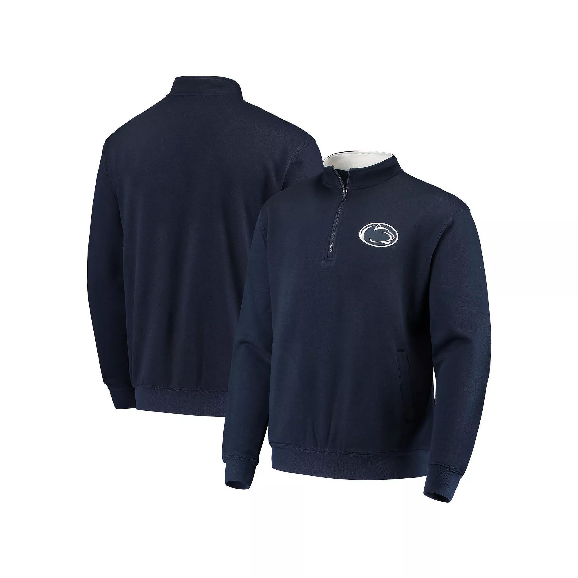 Men's Colosseum Navy Penn State Nittany Lions Tortugas Logo Quarter-Zip Jacket, Size: 3XL, Blue Product Image