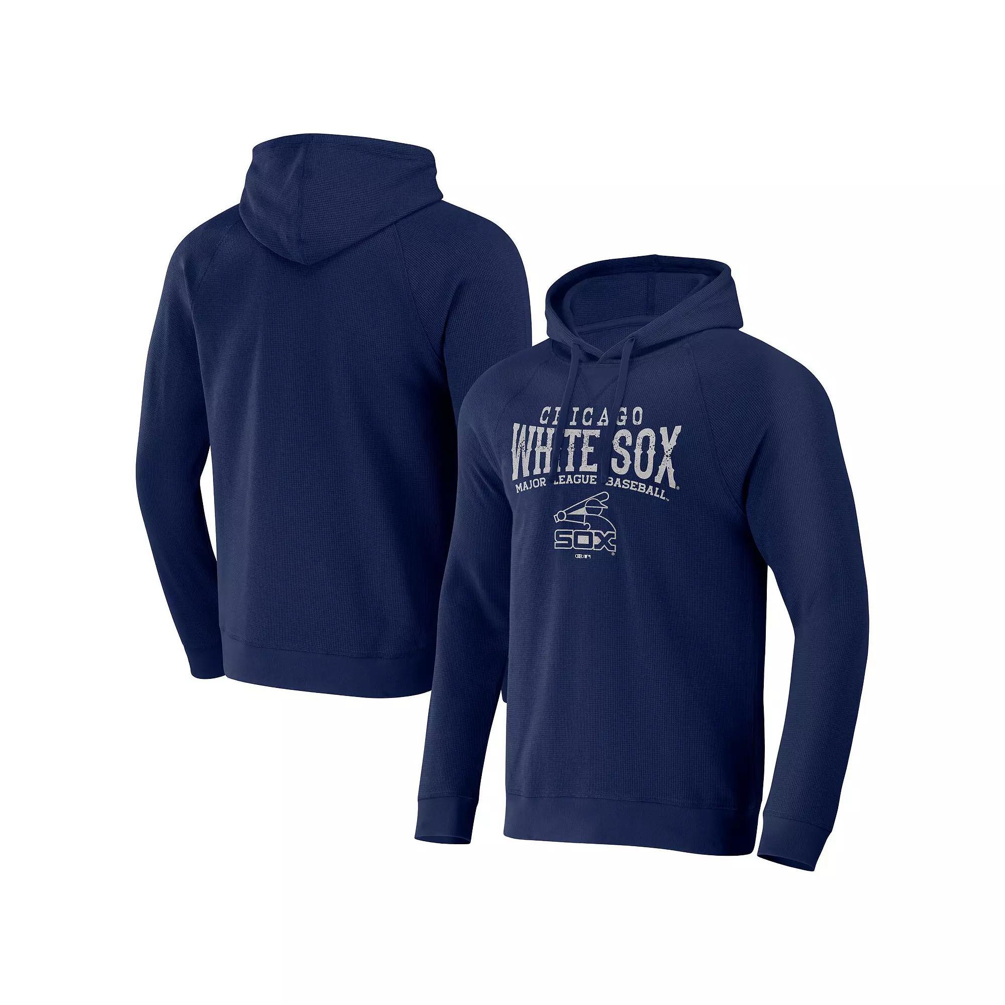 Men's Darius Rucker Collection by Fanatics Navy Chicago White Sox Waffle-Knit Raglan Pullover Hoodie,  Product Image