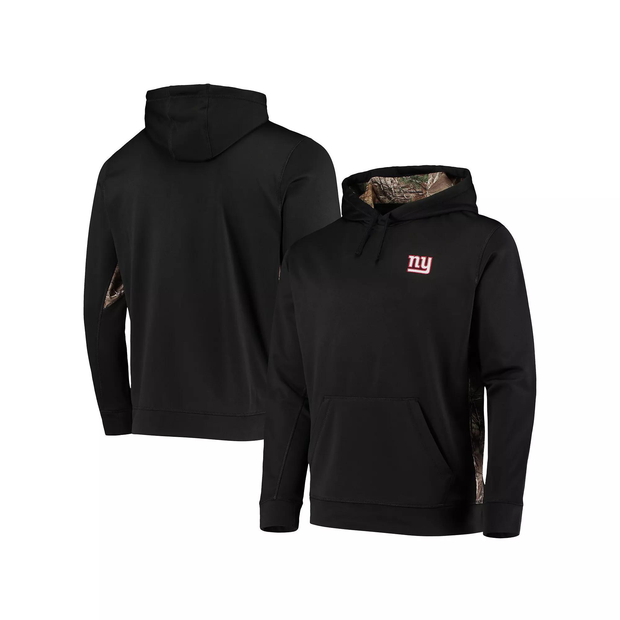 Men's Dunbrooke Black/Realtree Camo New York Giants Logo Ranger Pullover Hoodie,  Product Image