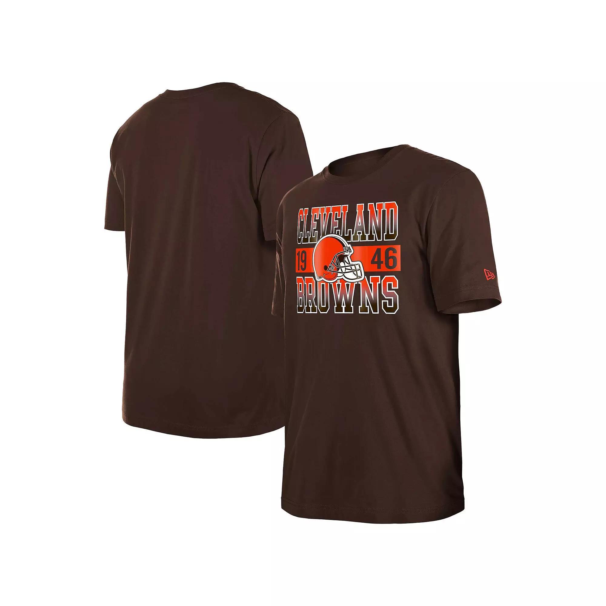 Men's New Era Brown Cleveland Browns City Team T-Shirt, Size: Medium Product Image