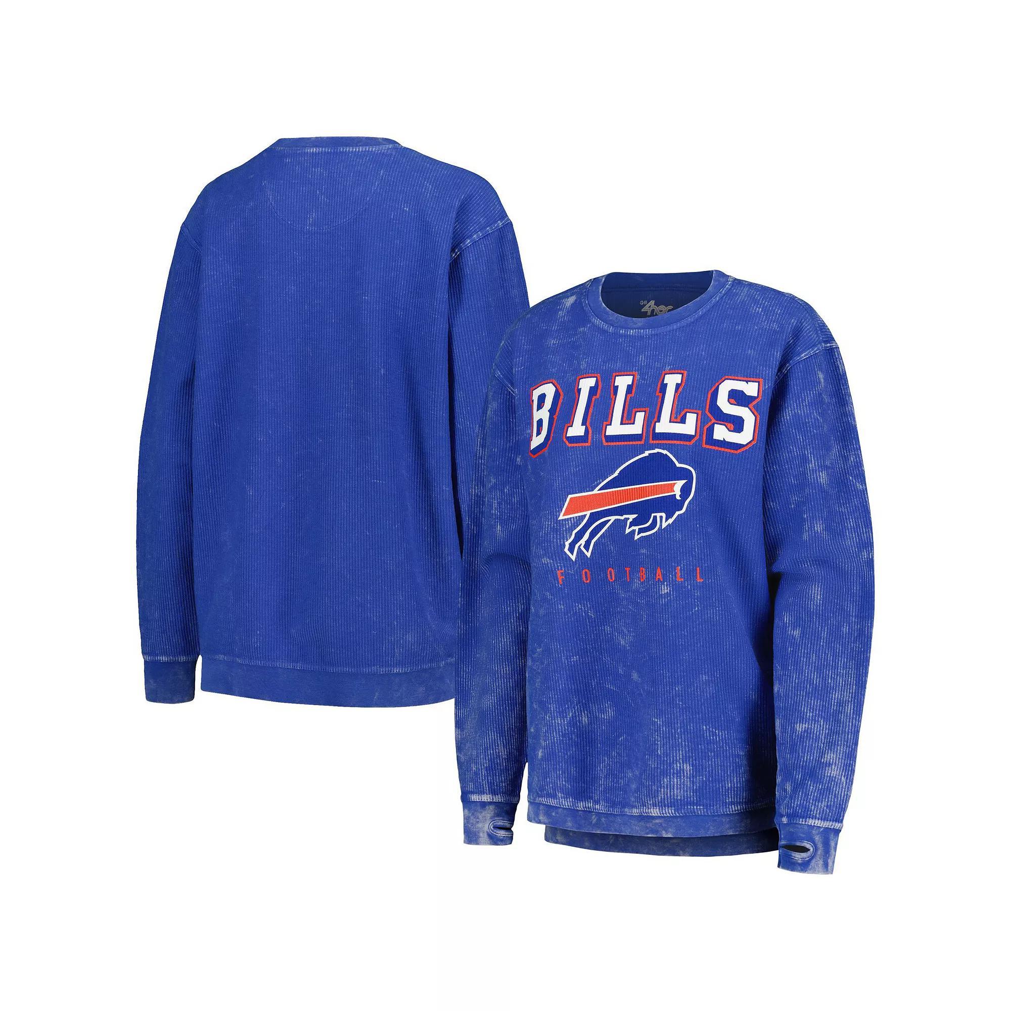 Women's G-III 4Her by Carl Banks Royal Buffalo Bills Comfy Cord Pullover Sweatshirt,  Product Image