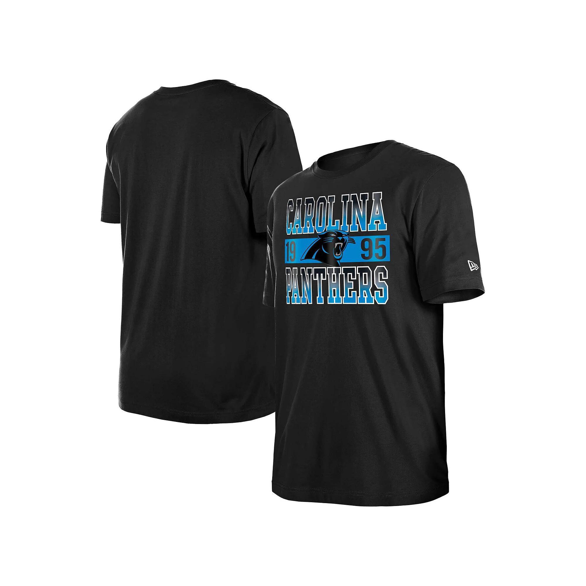 Men's New Era Black Carolina Panthers City Team T-Shirt, Size: Medium Product Image