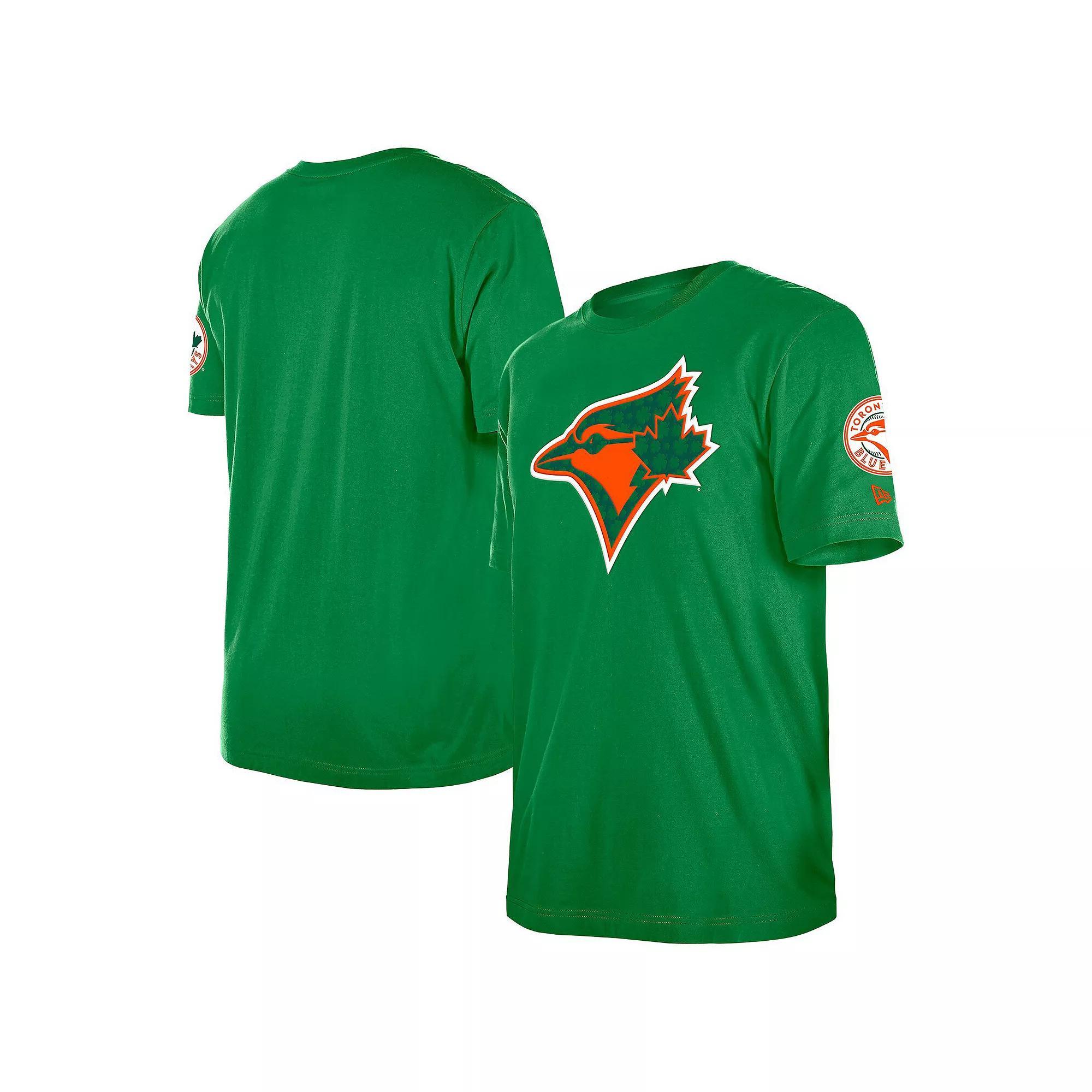 Men's New Era Kelly Green Milwaukee Brewers St. Patrick's Day Shamrock Fill T-Shirt,  Product Image